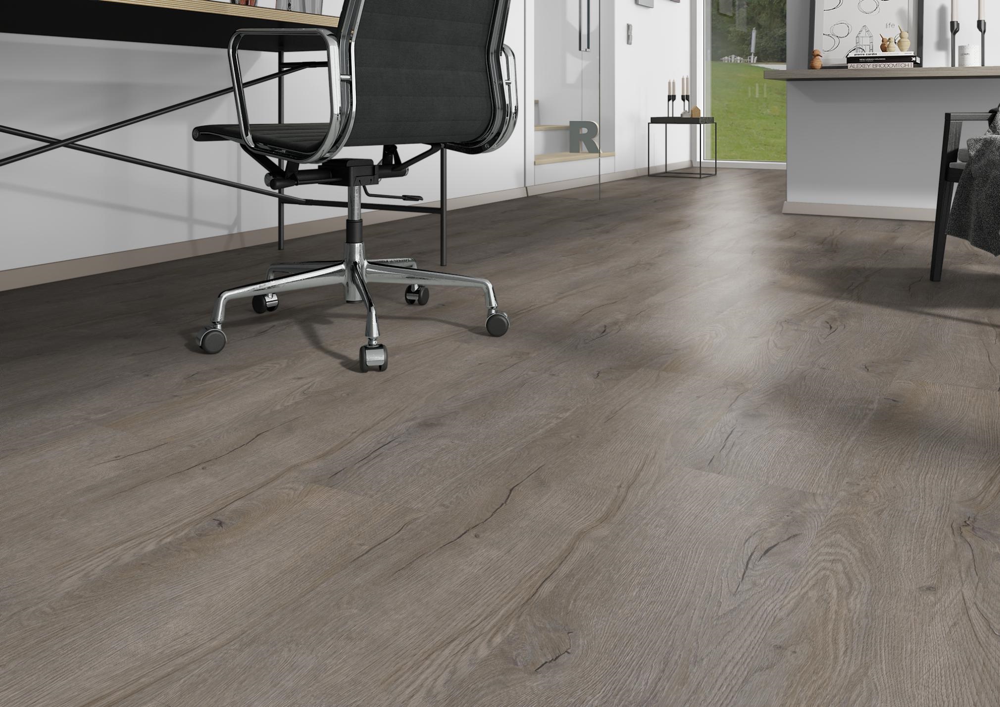 TRECOR® LVT Dryback Klebe Vinylboden Prestige Eiche Grau Landhausdiele - 2,5 mm starker Designboden