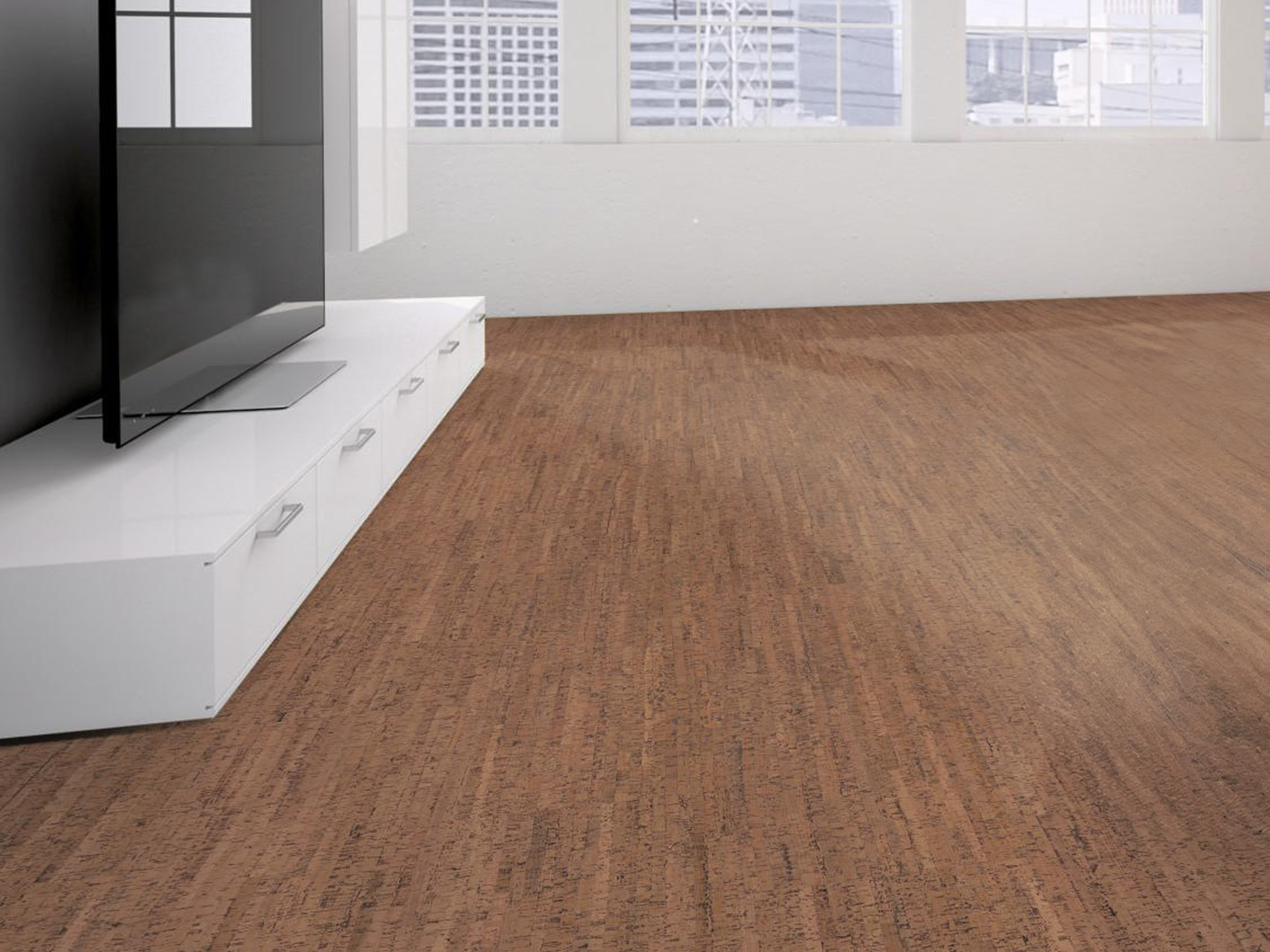 TRECOR® Klick Korkboden Mazara - 10 mm Stark - Farbe: Braunrot