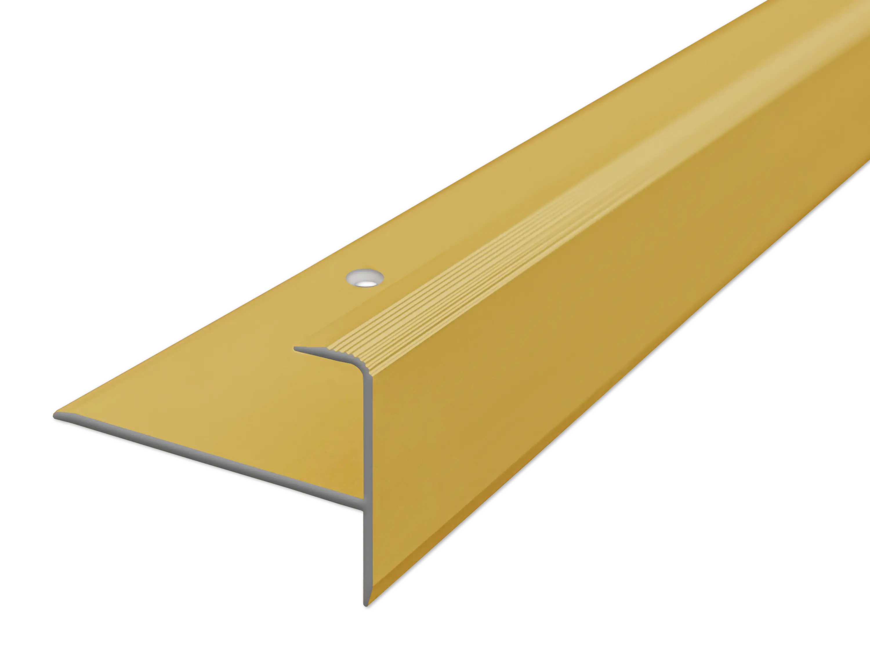 ufitec® Einschubprofil für Belagshöhen bis 15,3 mm mit 12 mm Nase Treppen-/Stufen Abschlussprofi