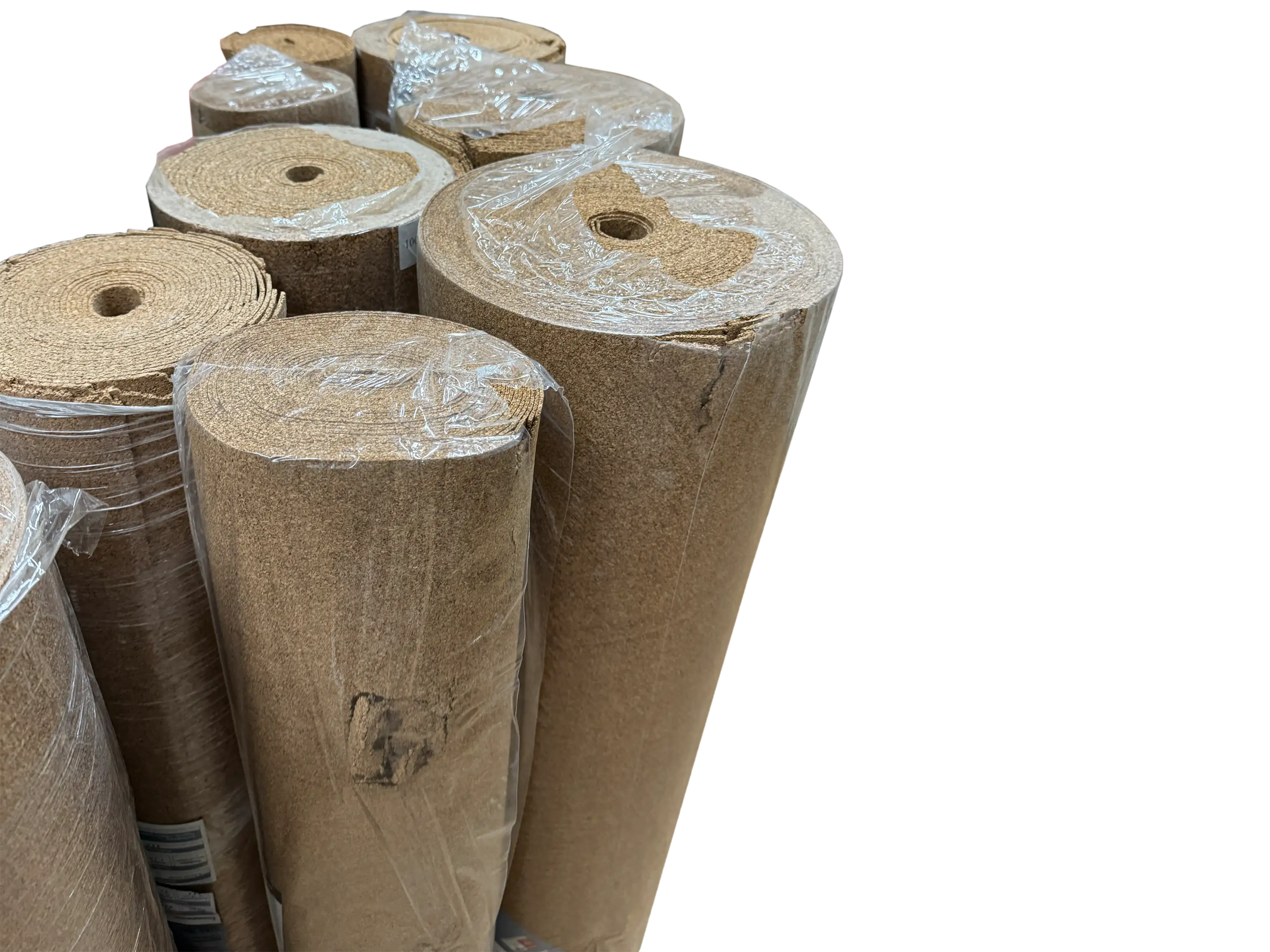 Rollenkork Kork Trittschalldämmung Stärke 2 mm - 2 m² - Rolle leicht beschädigt
