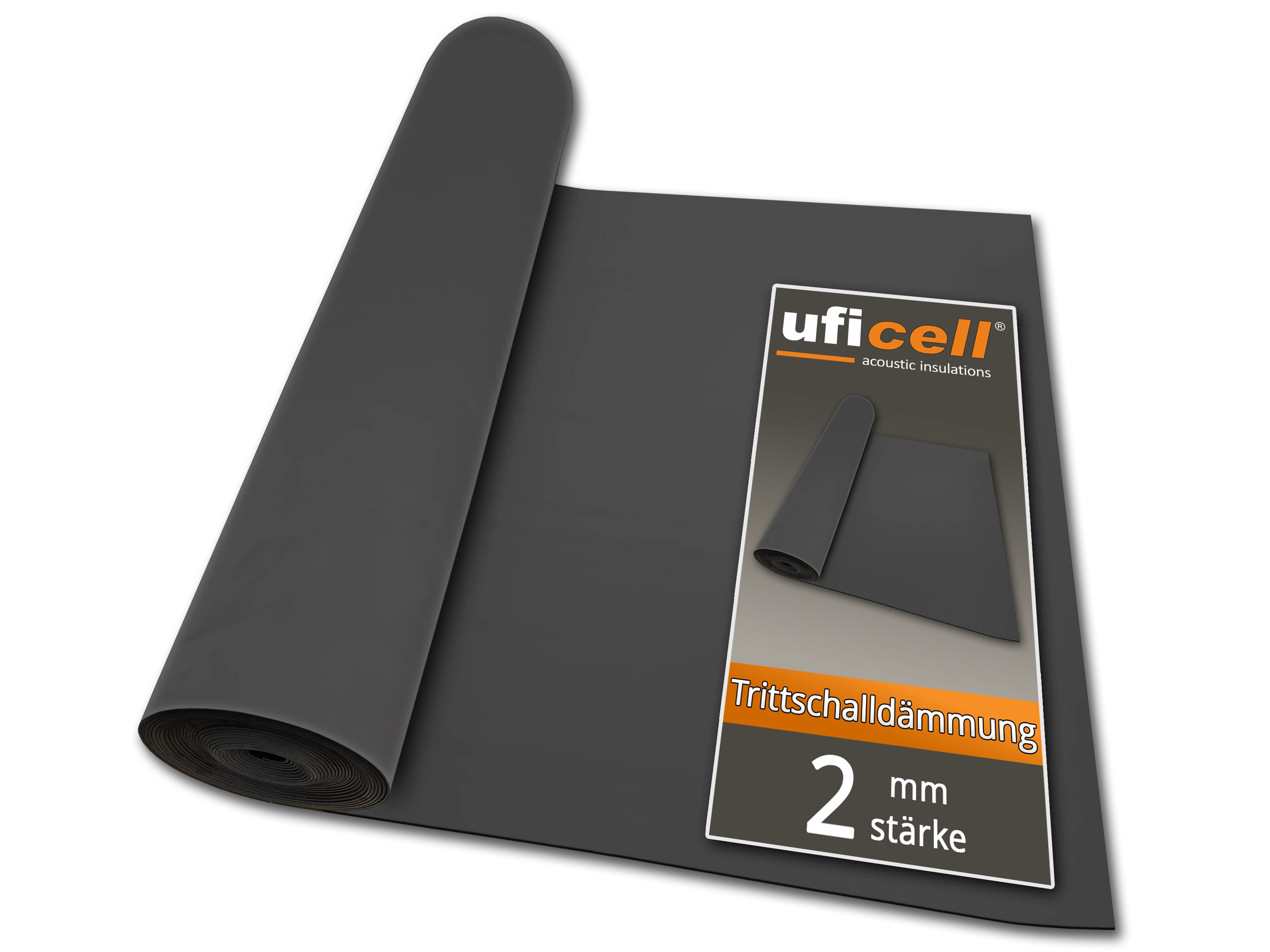 uficell® Multisound Akustik Trittschalldämmung für Laminat- und Parkettböden aus EVA-Schaum