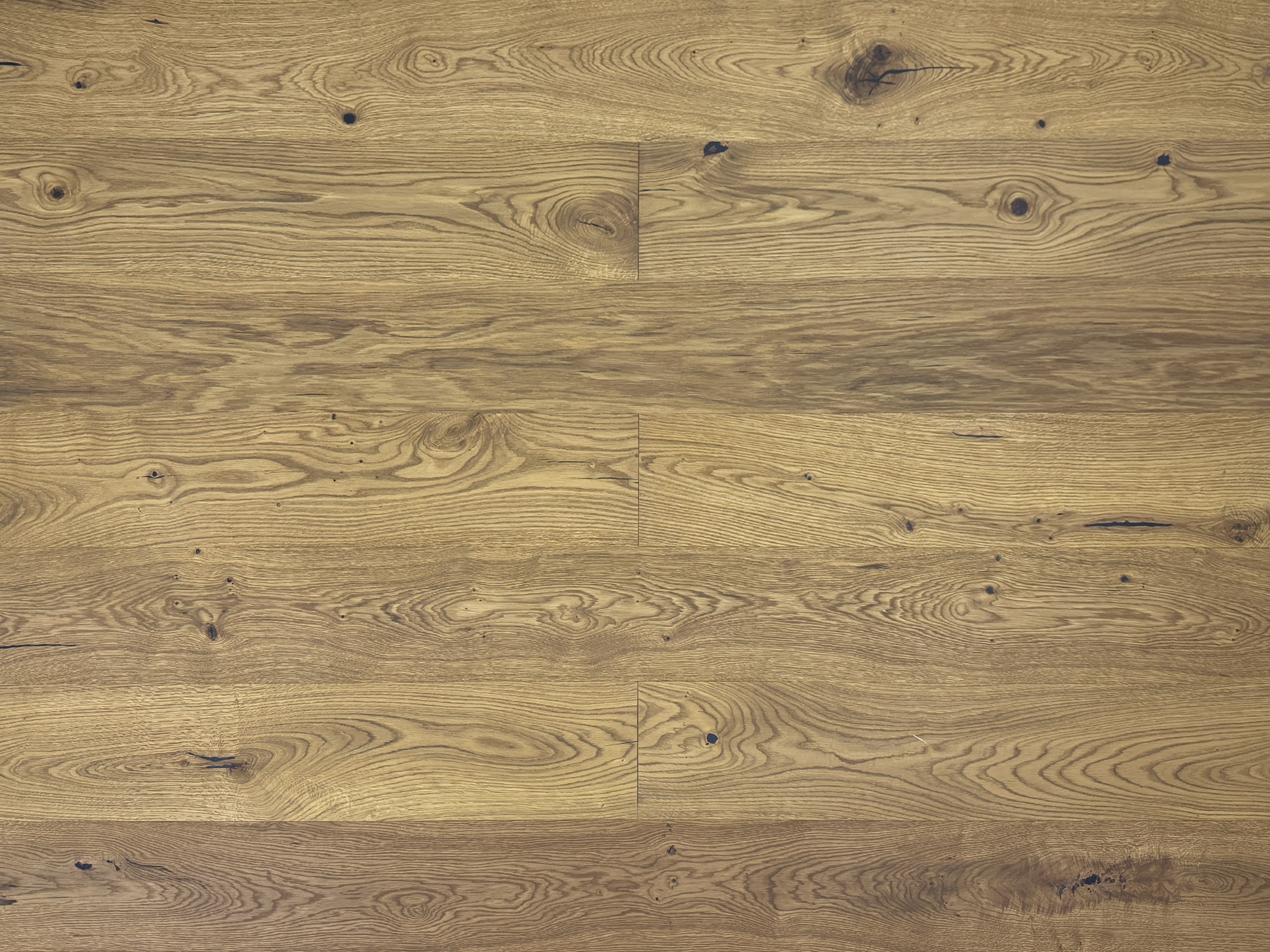 Parkettboden 3-Schicht Landhausdiele Eiche Rustikal Parkett gebürstet RUBIO R209 Smoked Oak endgeölt