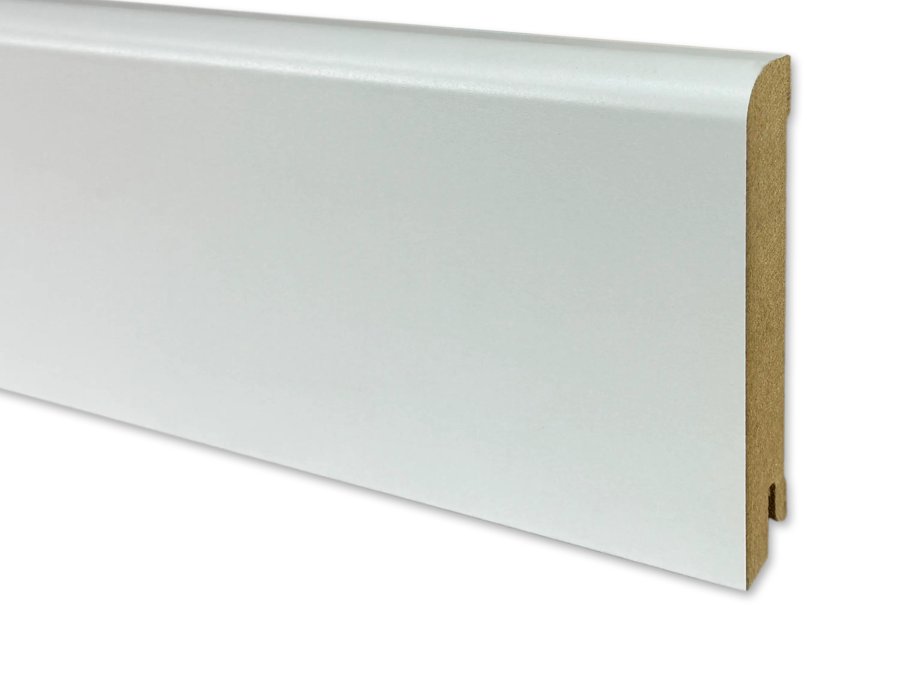Trecor® Sockelleiste CLASSIC 100 mm Nürnberger Profil, MDF, weiß