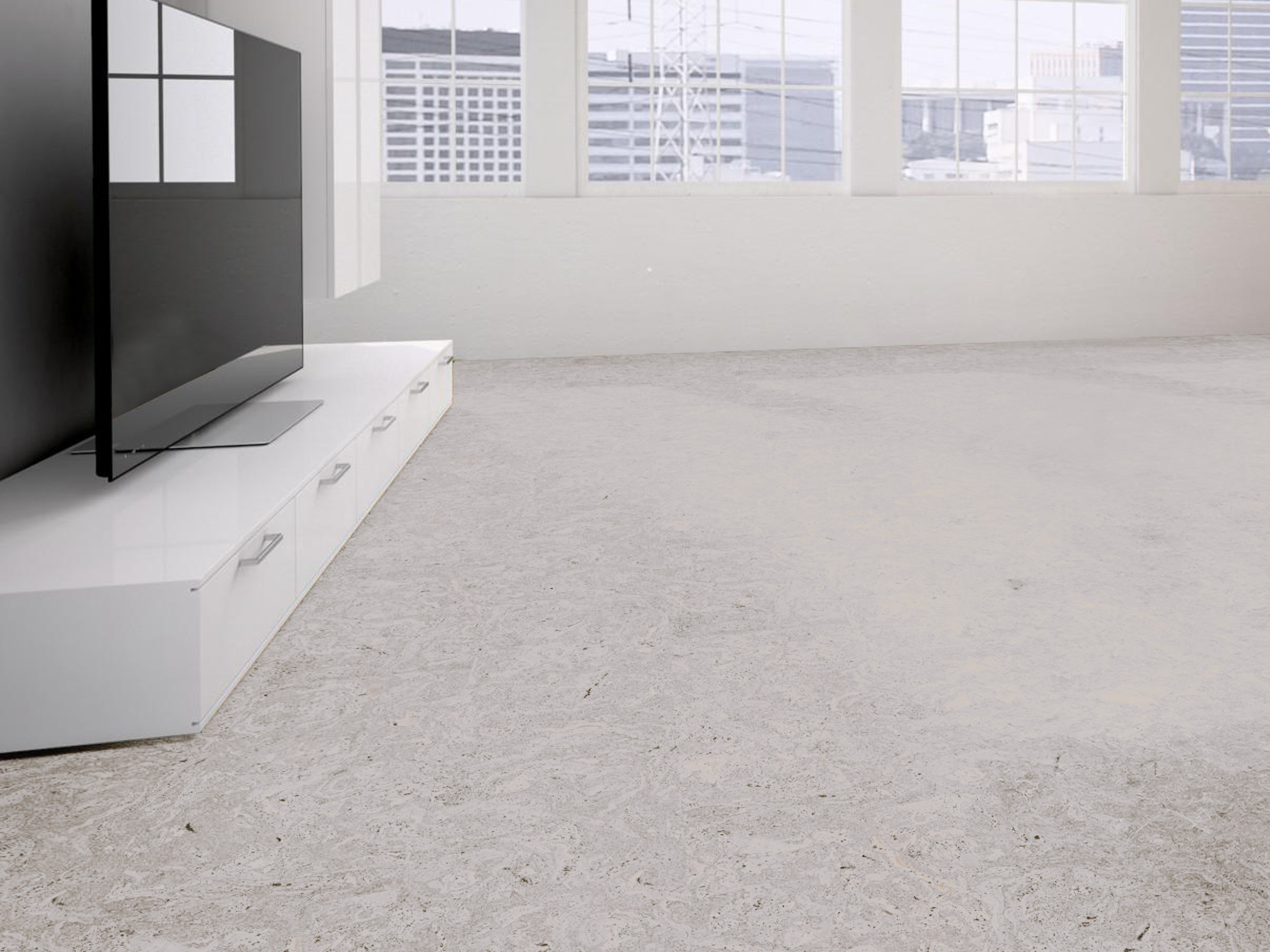 TRECOR® Klick Korkboden Stilo - 10 mm Stark - Farbe: Weiß