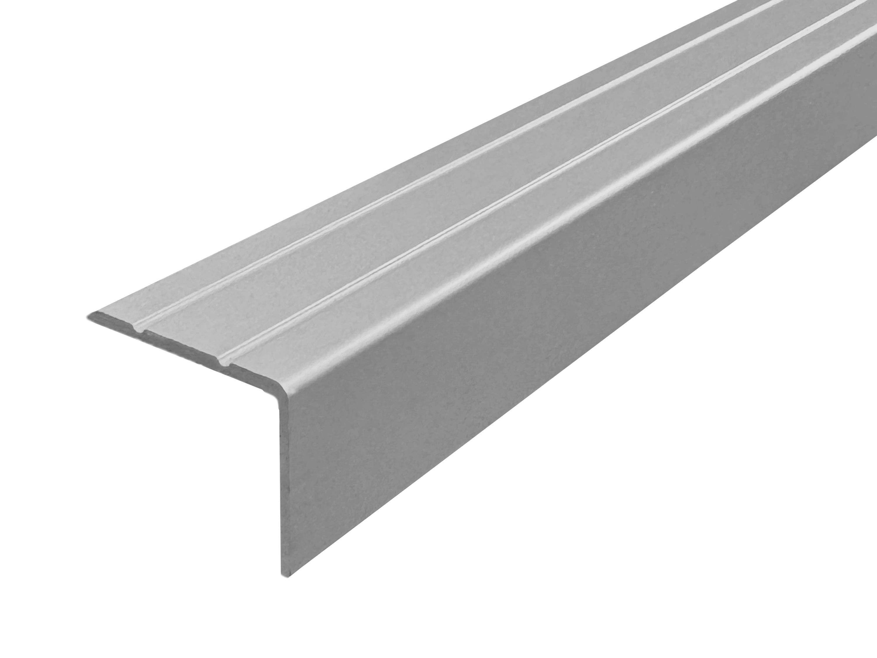ufitec® Winkelprofil / Treppenkantenprofil  - selbstklebend - 24 x 19,5 mm -  Alu eloxiert