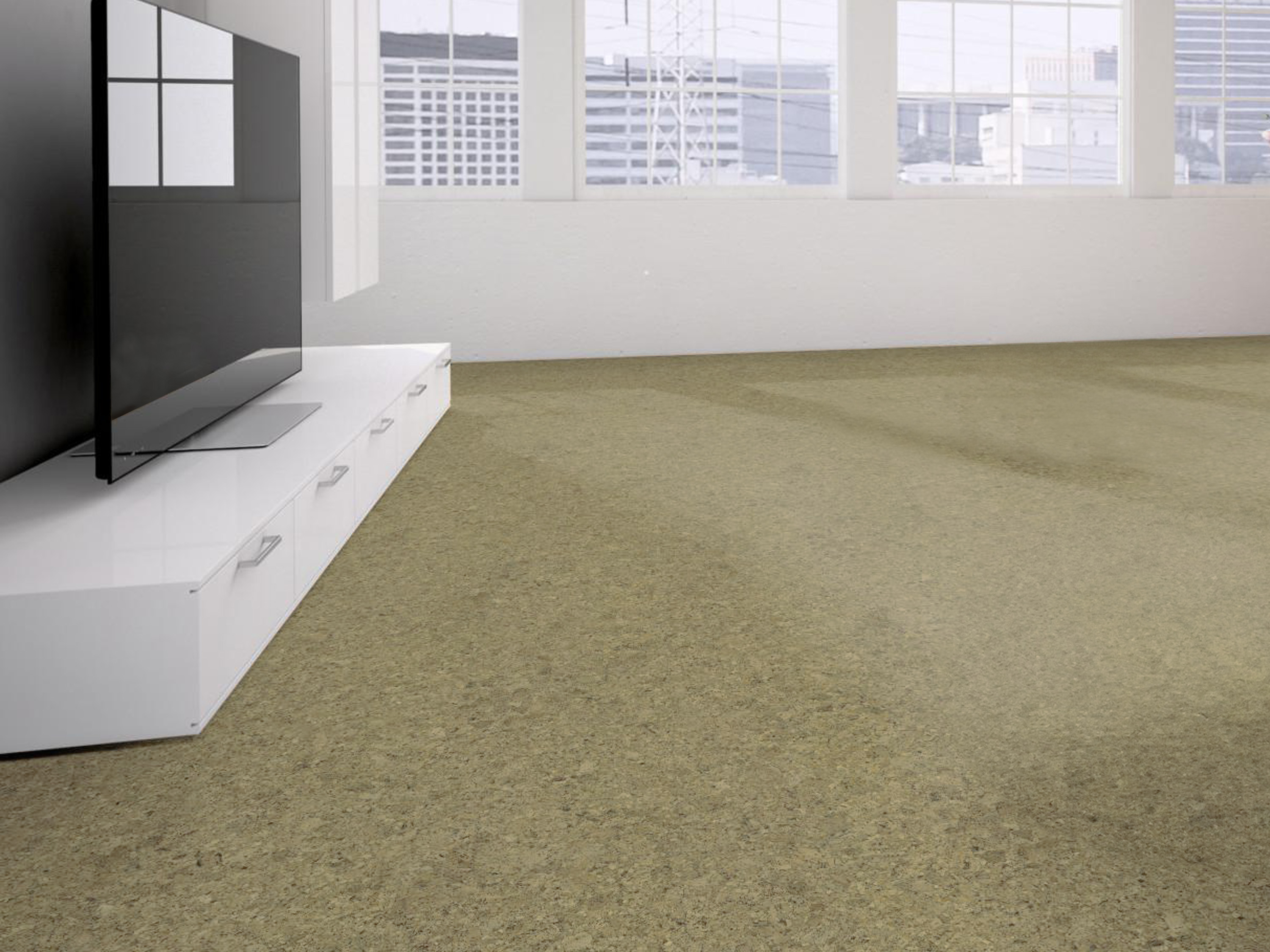 TRECOR® Klick Korkboden FORTI - 10 mm Stark - Farbe: Zitronengelb