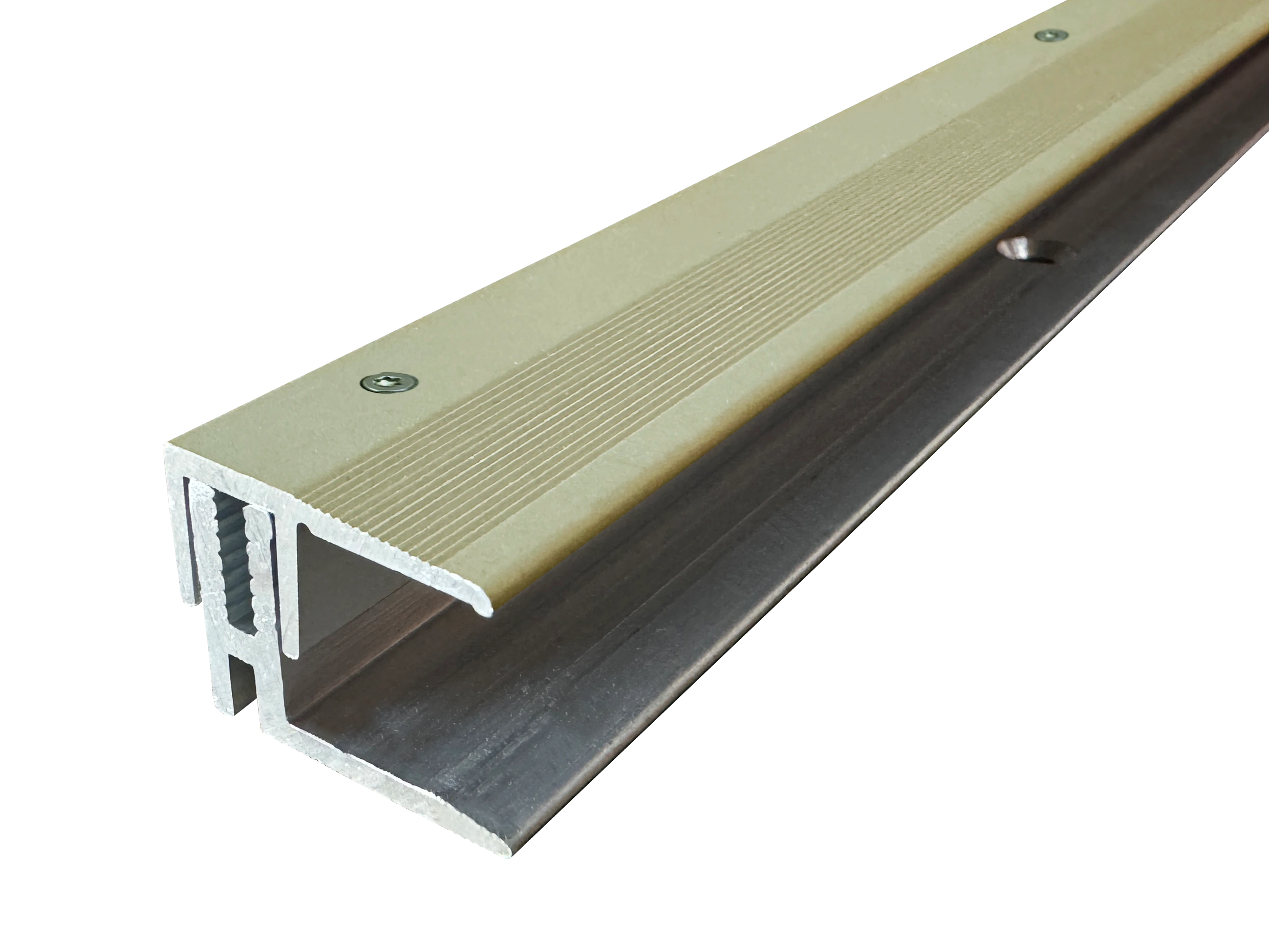 Abschlußprofil ufitec® TPL-PROFI MAX für Parkettböden - von Belagshöhen 14-21 mm