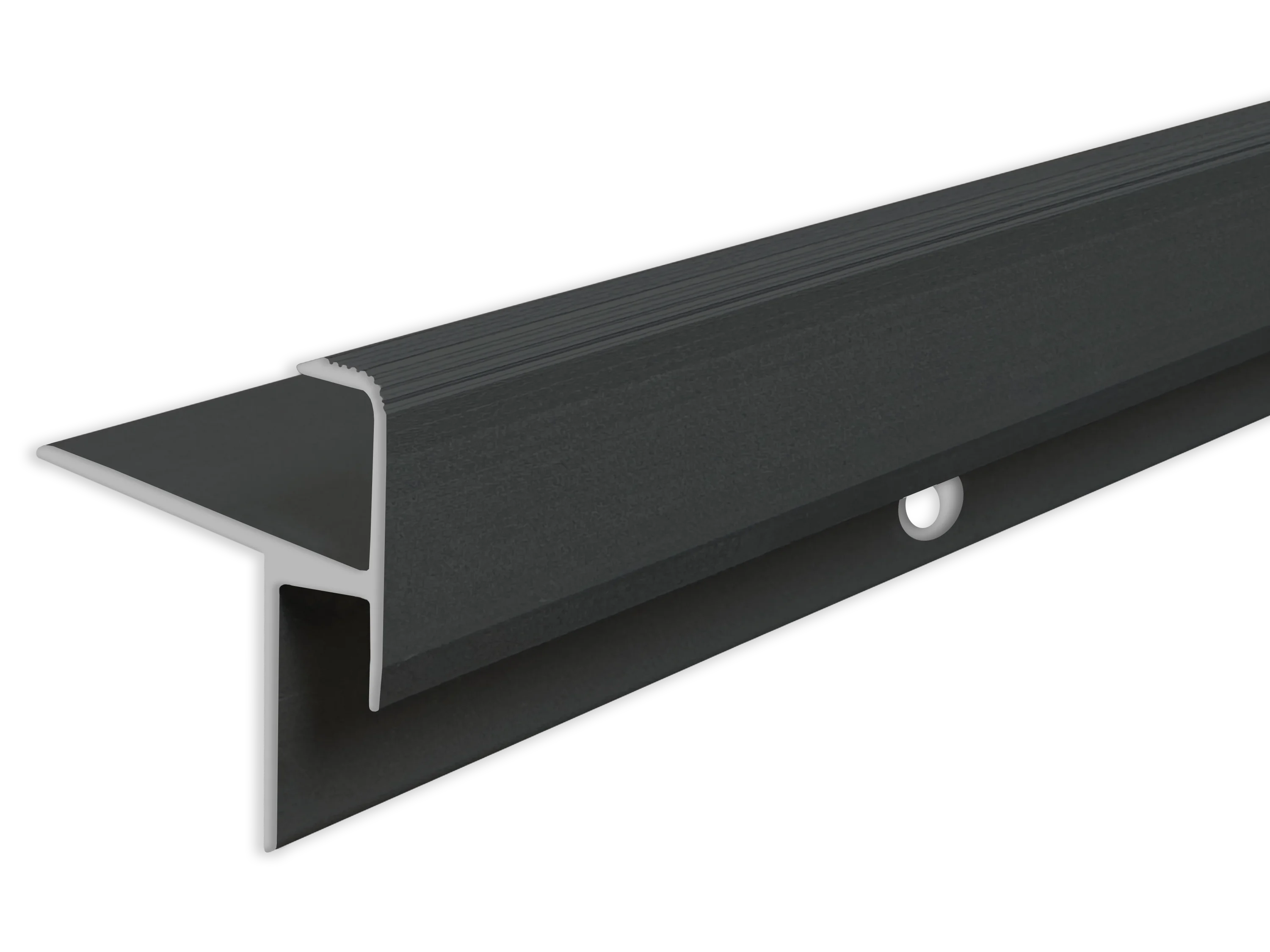 ufitec® Treppenkantenprofil beidseitig für Laminat u. Parkett - Belagshöhen von 10,3 mm-Alu eloxiert