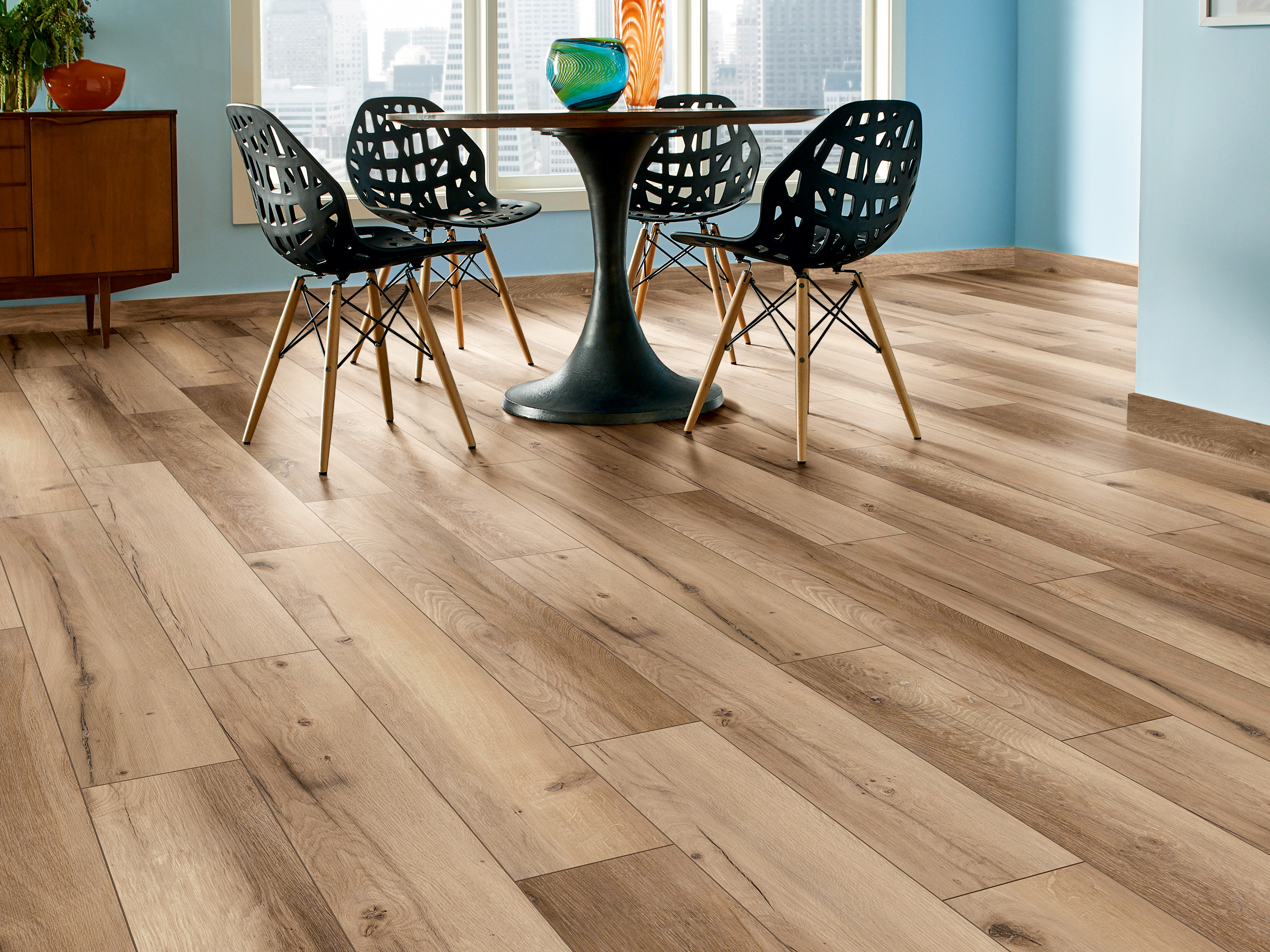 Klick-Designboden Hazel Range Oak K507 wasserfest mit integr. Trittschalldämmung Organic Flex 7 mm