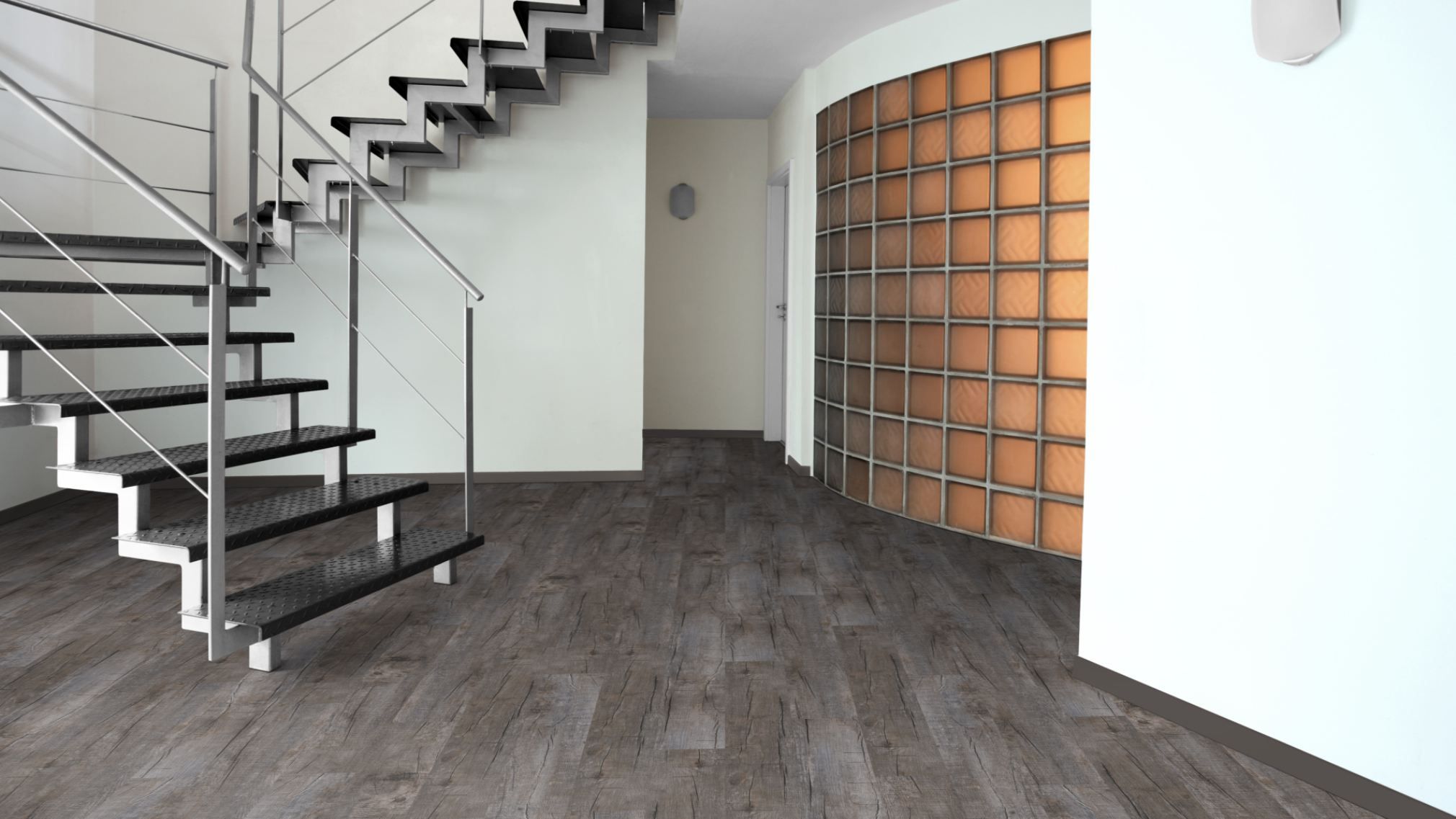 TRECOR® LVT Dryback Klebe Vinylboden Eiche Old Rustik Dark Landhausdiele - 2 mm starker Designboden