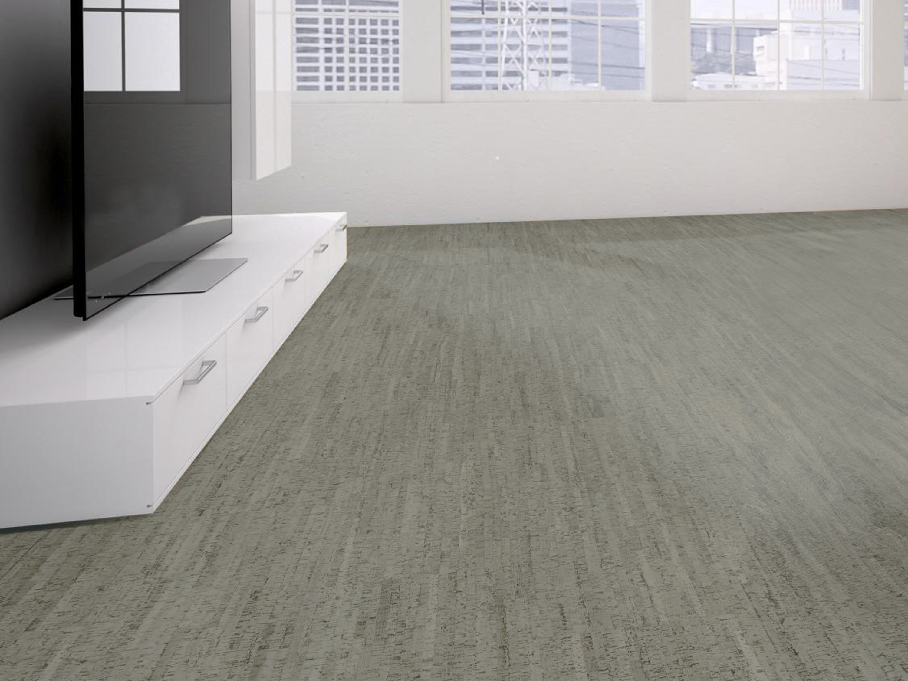 TRECOR® Klick Korkboden Mazara - 10 mm Stark - Farbe: Kieselgrau