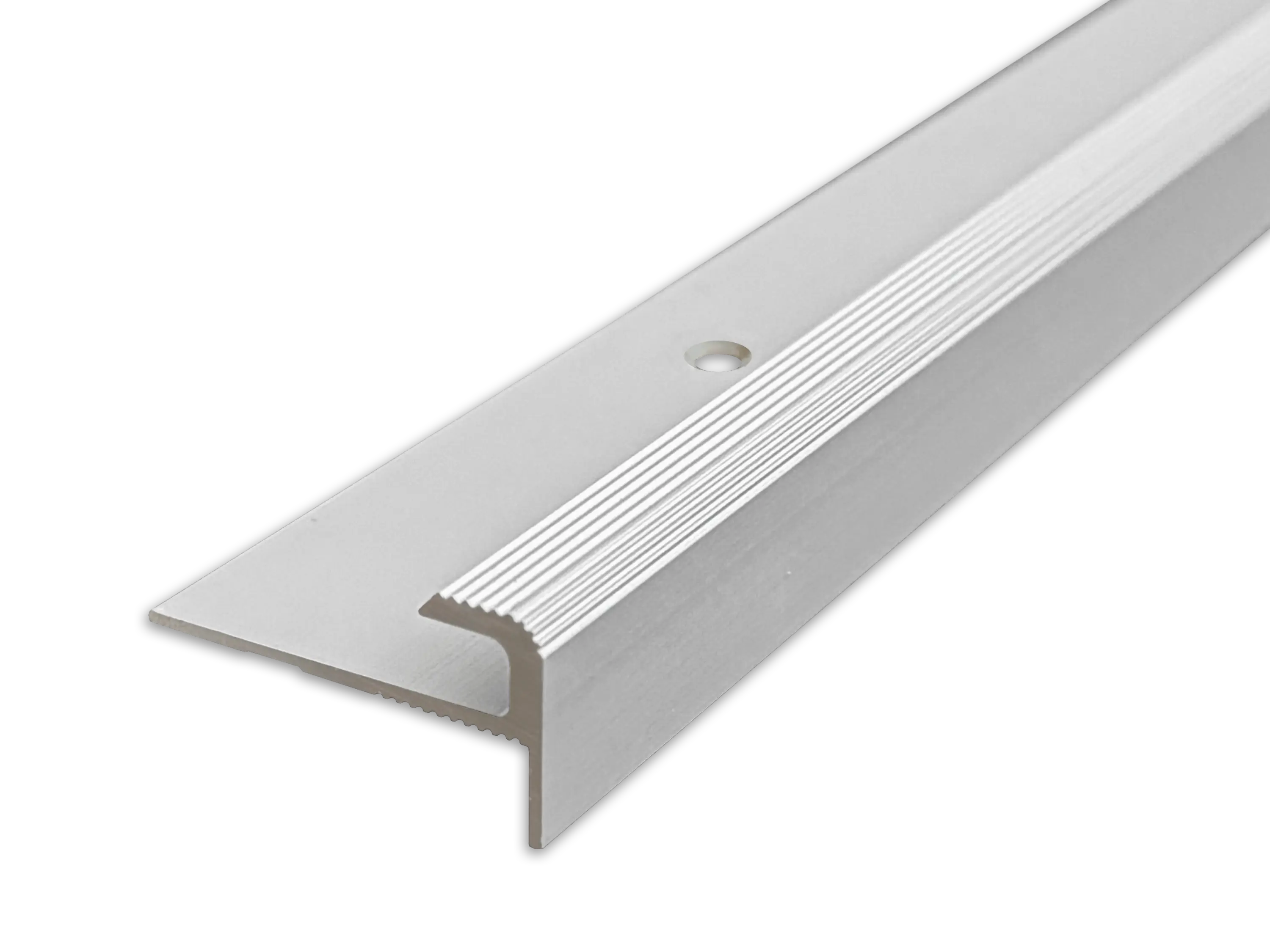 ufitec® Einschubprofil für Belagshöhen bis 5 mm | 7 mm Nase Treppen-/Stufen Abschlussprofil
