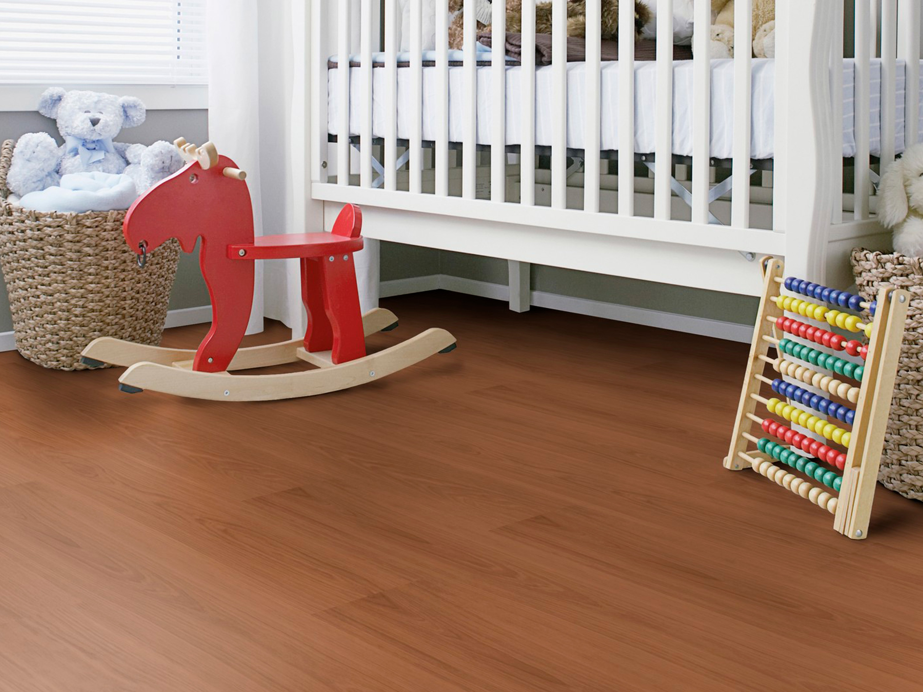Kork Designboden Wood Basic - Florence Oak, digitalbedrucktes Korkfurnier