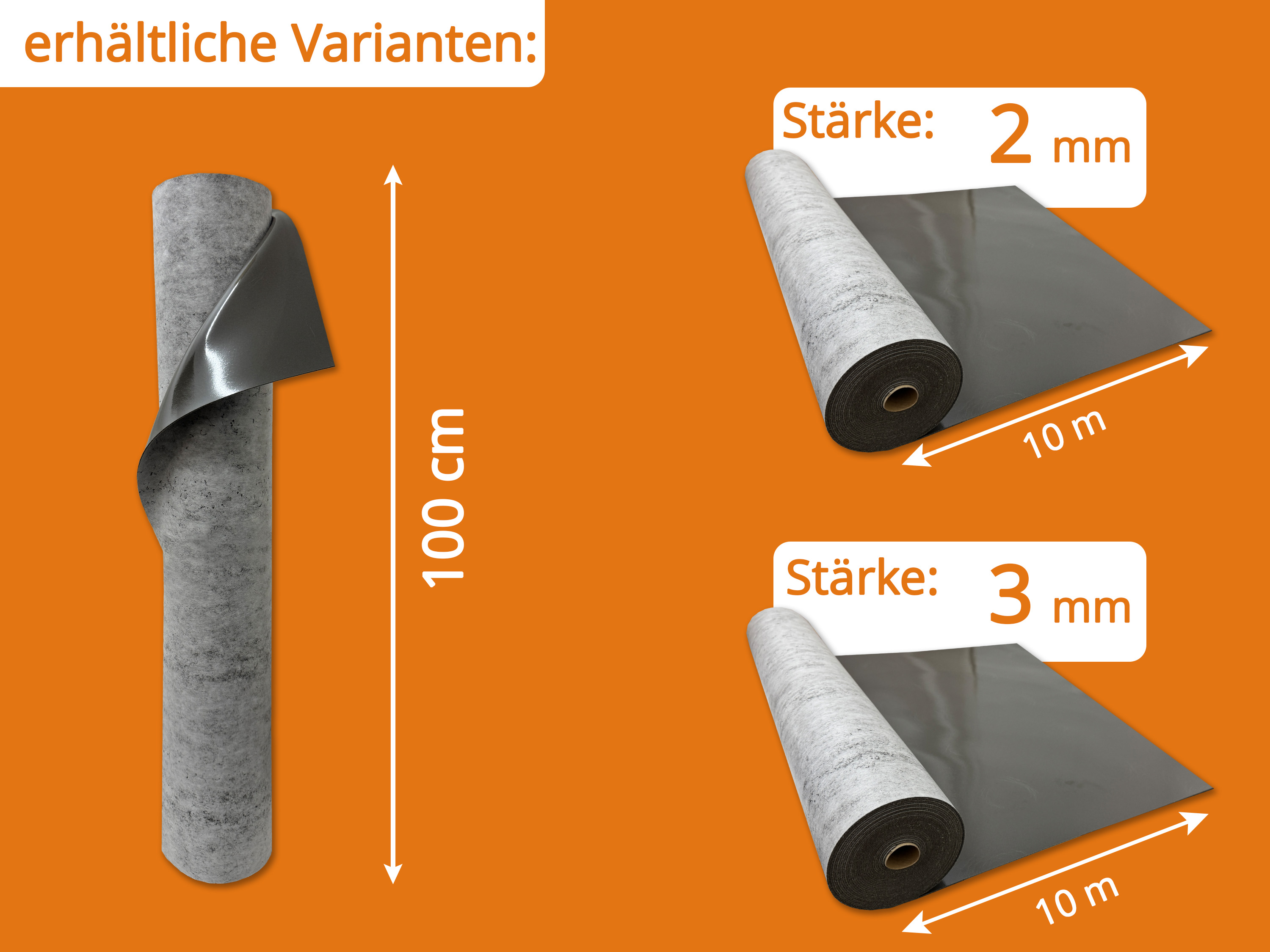 uficell® Silence Floor Akustik Trittschalldämmung mit Mineralsandfüllung B-Ware
