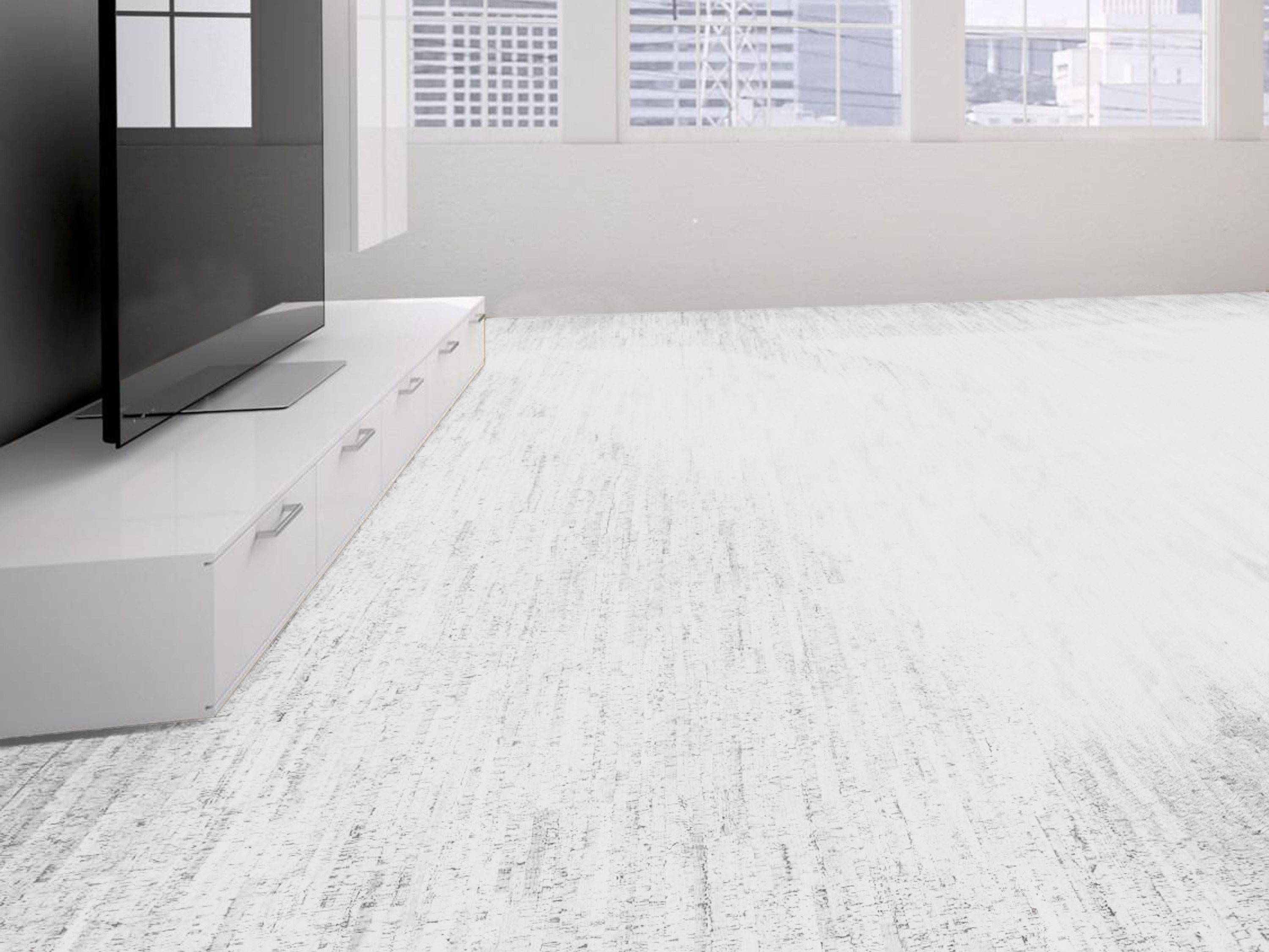 TRECOR® Klick Korkboden Mazara - 10 mm Stark - Farbe: weiß
