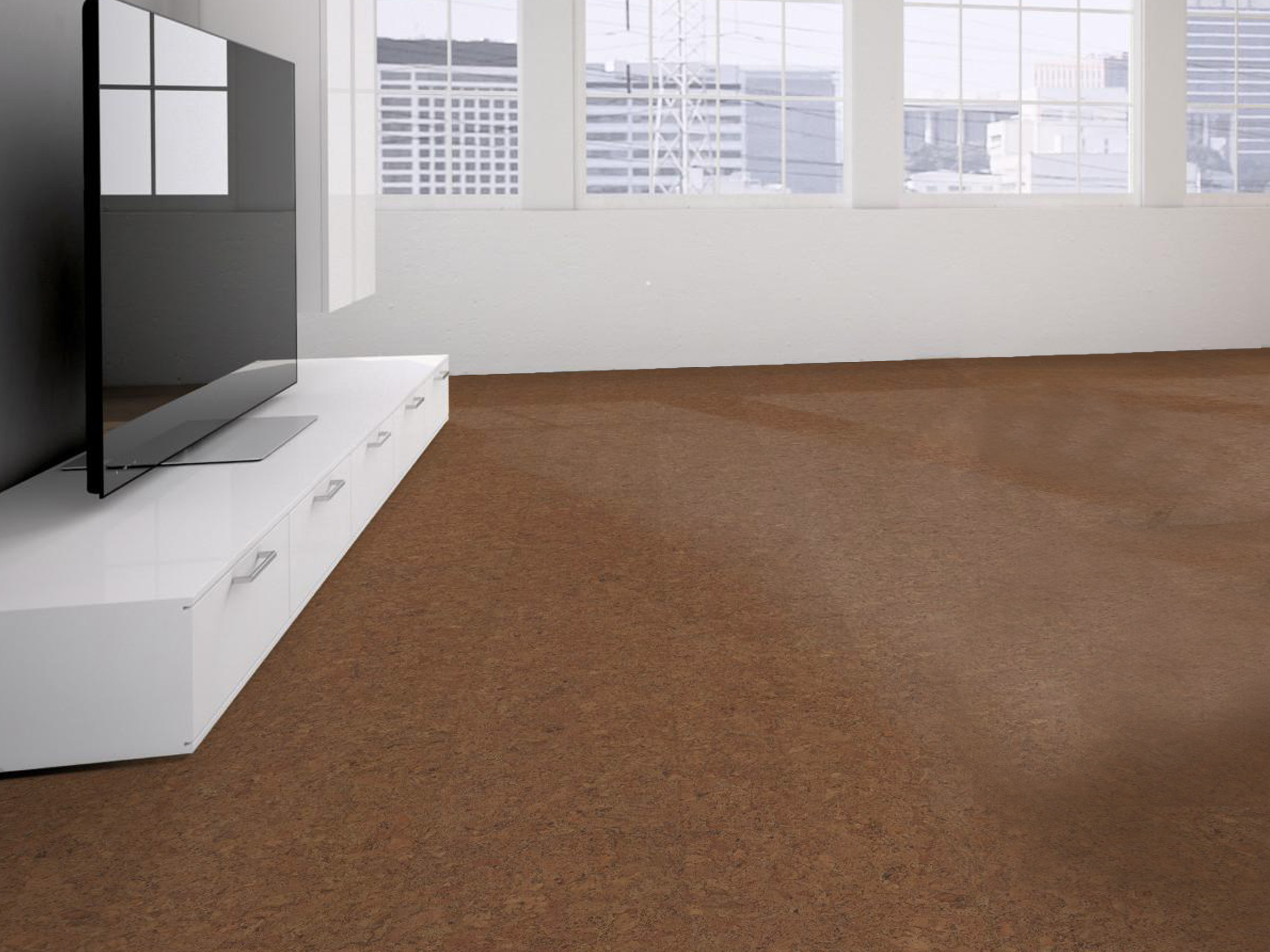 TRECOR® Klick Korkboden Evora - 10 mm Stark - Farbe: Braunrot