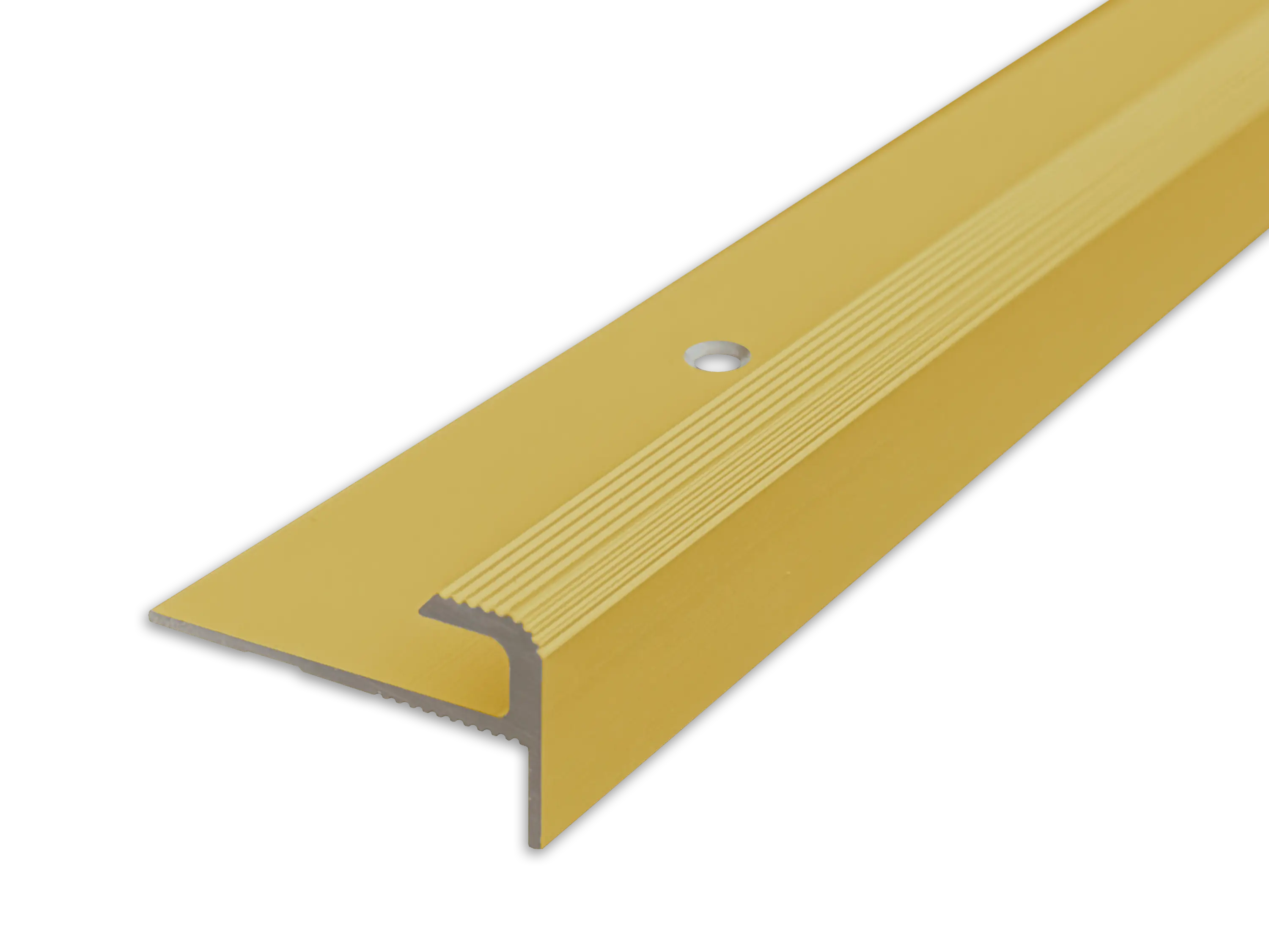 ufitec® Einschubprofil für Belagshöhen bis 5 mm | 7 mm Nase Treppen-/Stufen Abschlussprofil