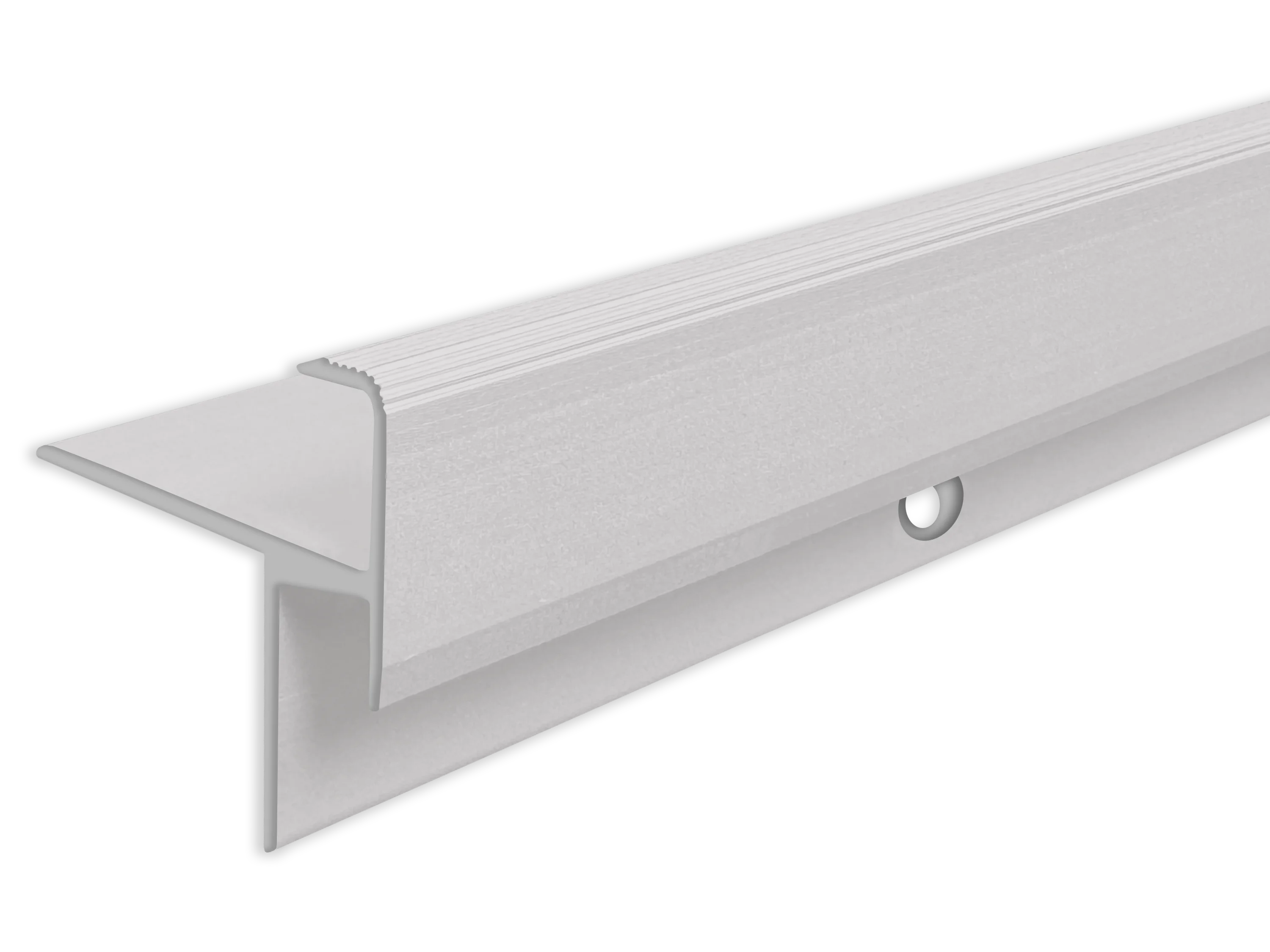 ufitec® Treppenkantenprofil beidseitig für Laminat u. Parkett - Belagshöhen von 10,3 mm-Alu eloxiert