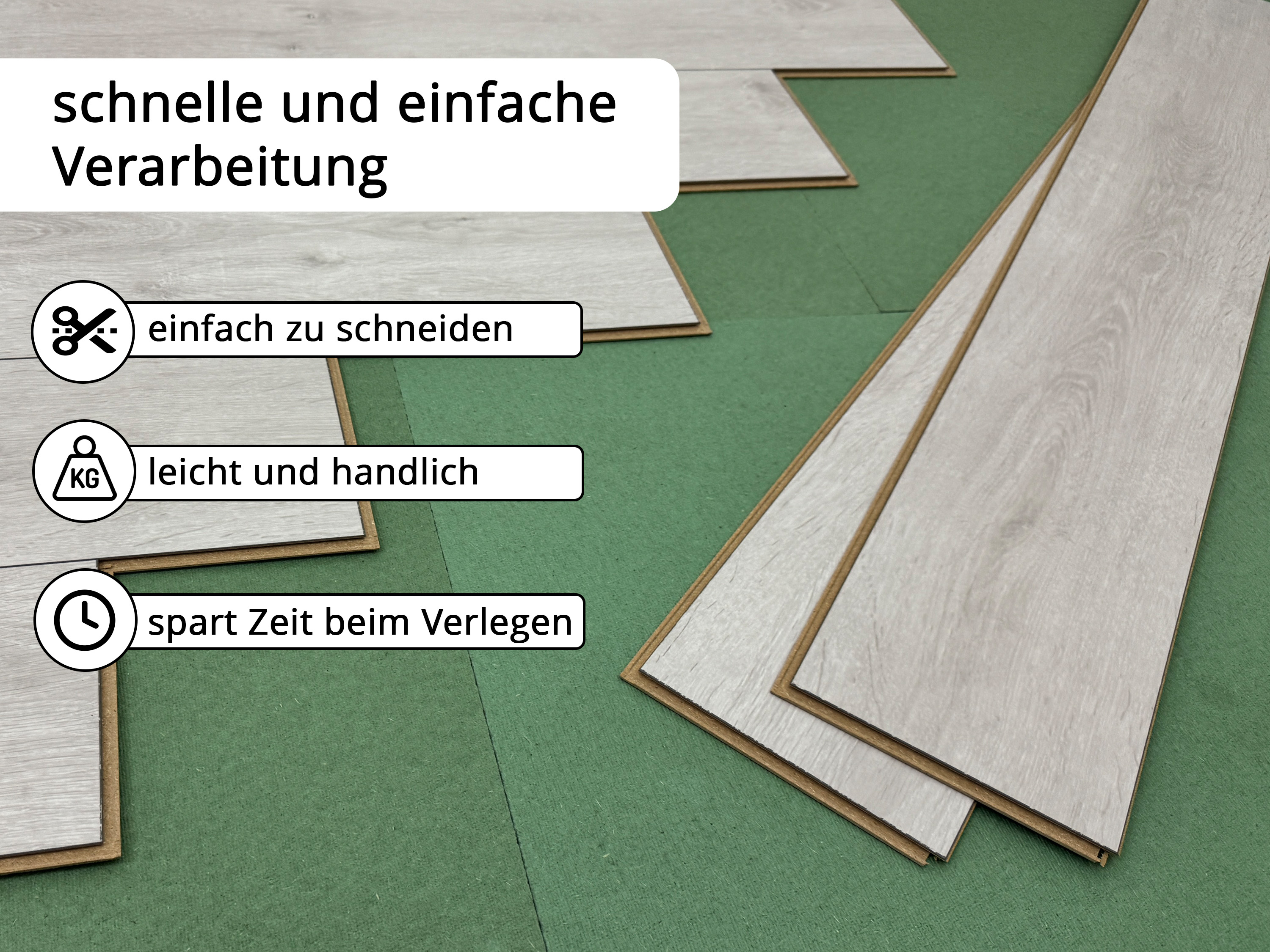uficell® PARQUET FELT Trittschalldämmung Parkettunterlage aus Holzfaser - Stärke: 5,5 mm