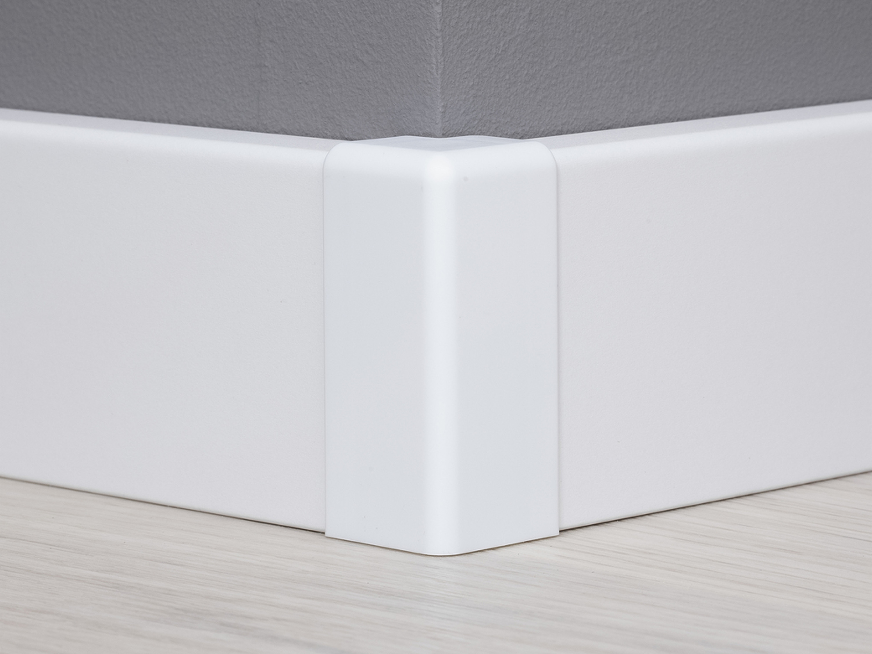 Aussenecke Innenecke Endstück und Verbinder für TRECOR® CUBE Sockelleisten 16 x 58 mm