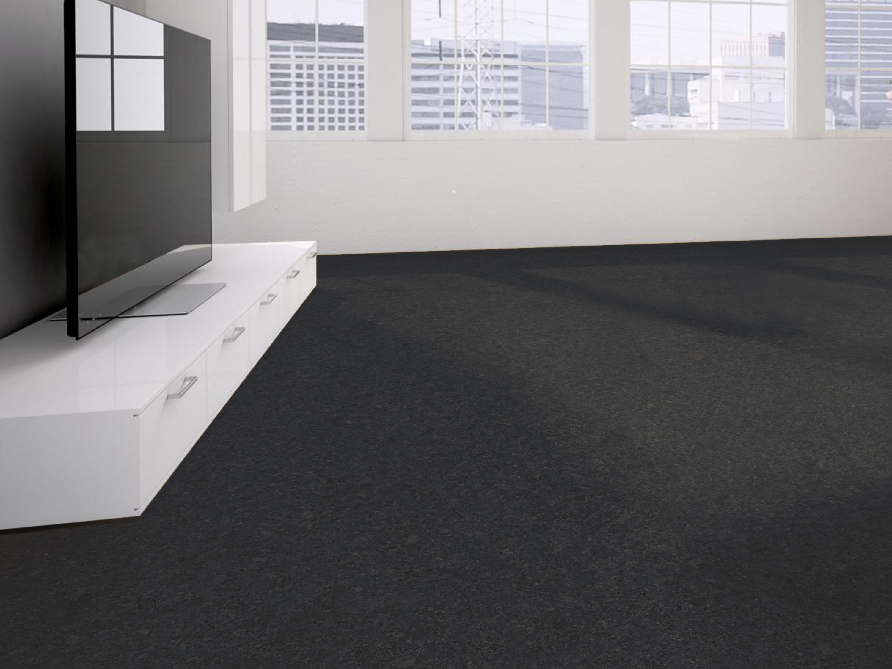 TRECOR® Klick Korkboden FORTI - 10 mm Stark - Farbe: Schiefergrau