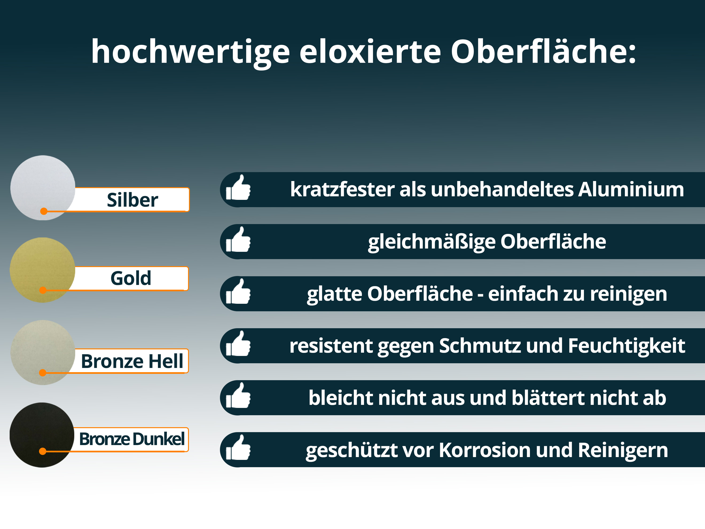 ufitec® Einschubprofil für Belagshöhe bis 10 mm | 44 mm Nase Treppen-/Stufen Abschlussprofil
