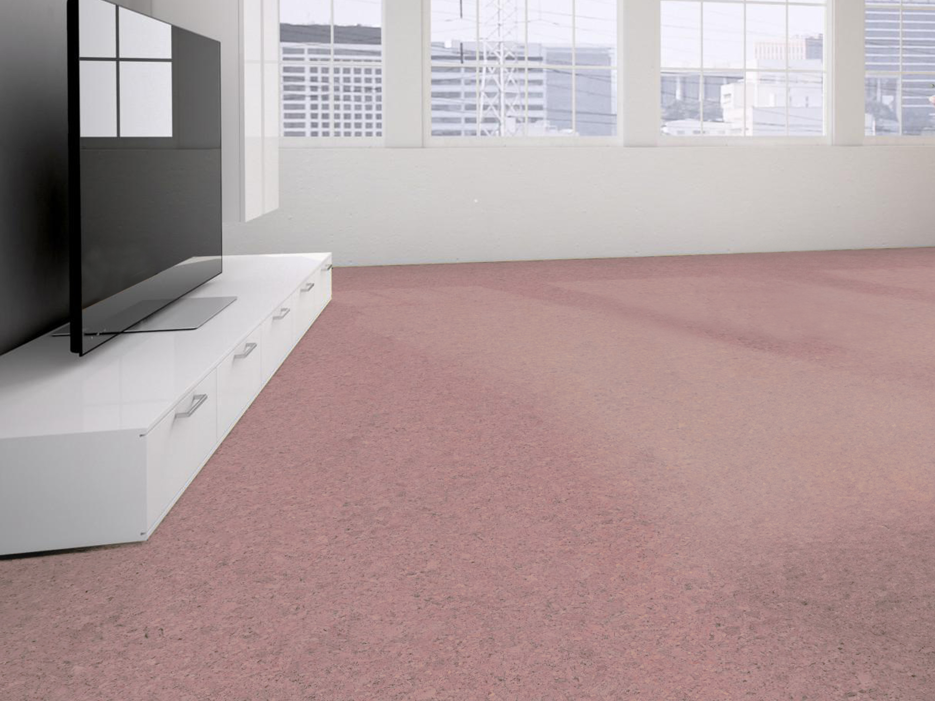 TRECOR® Klick Korkboden FORTI - 10 mm Stark - Farbe: Hellrosa