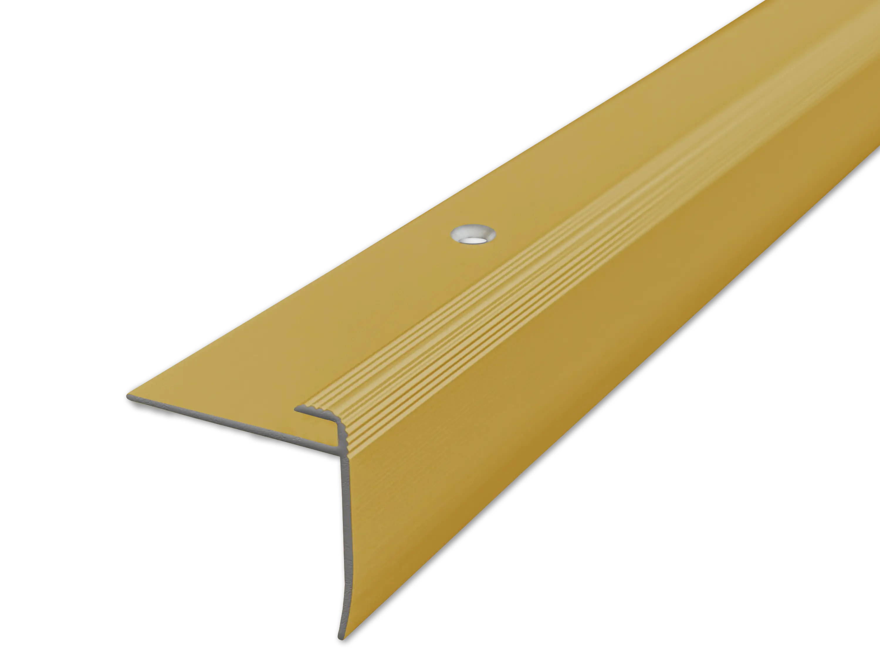 ufitec® Einschubprofil für Belagshöhen bis 3 mm mit 24 mm Nase Treppen-/Stufen Abschlussprofil