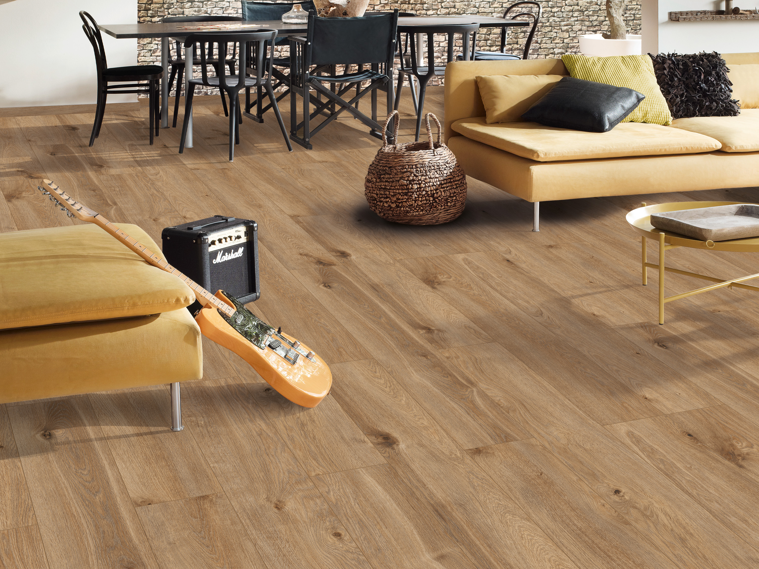 Klick-Designboden Solar Oak K405 Organic Classic 8 mm, mit O.R.C.A Technologie