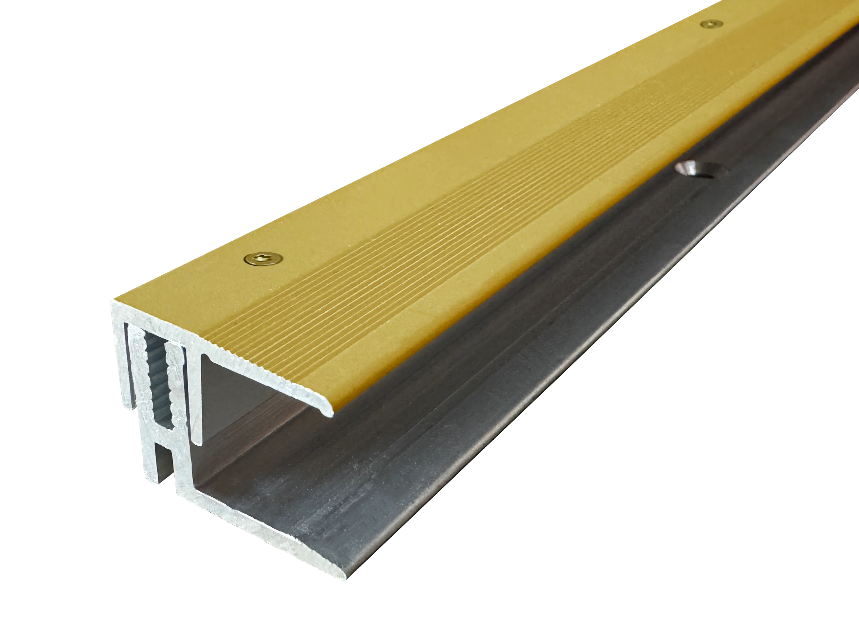 Abschlußprofil ufitec® TPL-PROFI MAX für Parkettböden - von Belagshöhen 14-21 mm