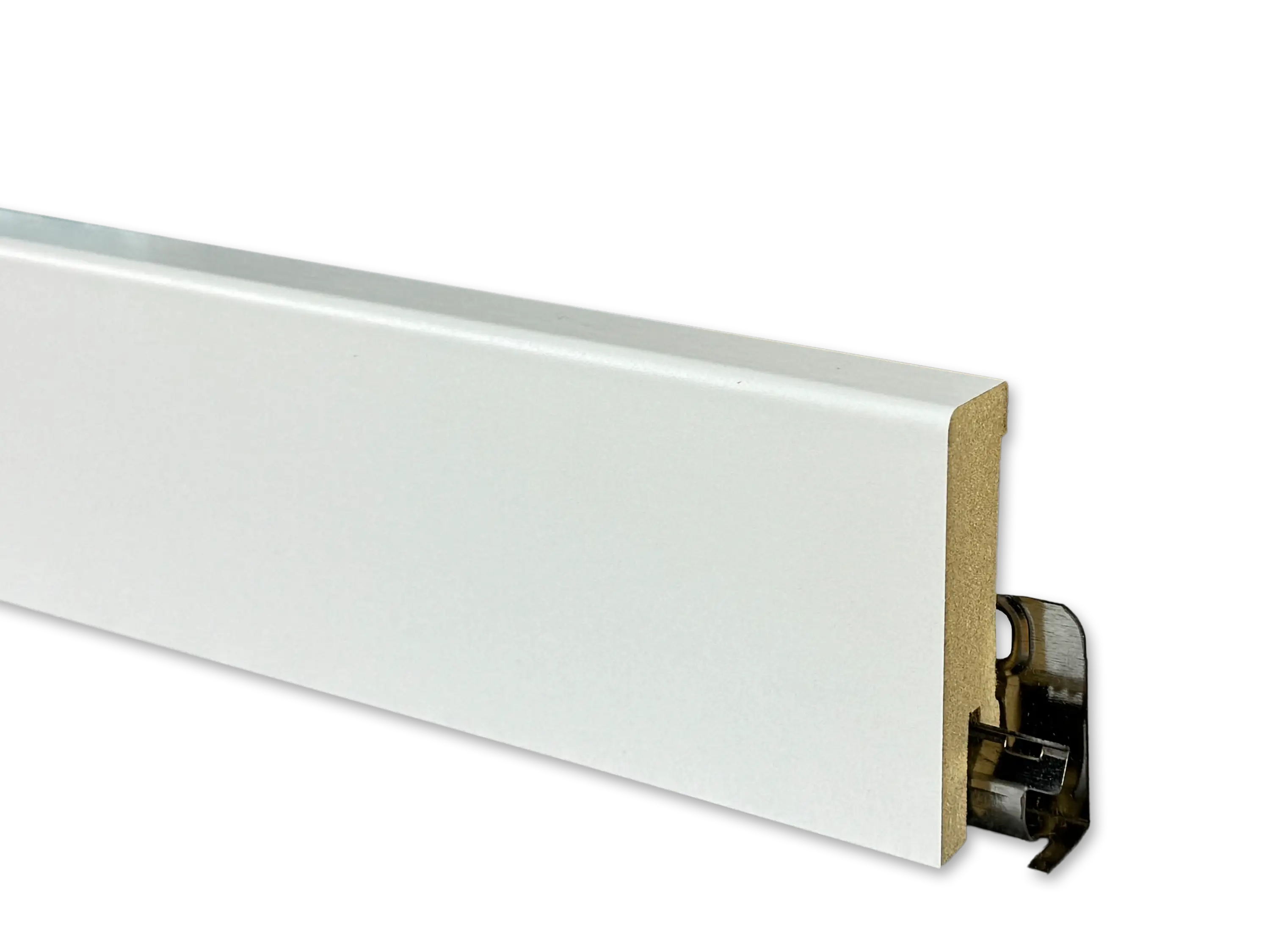 TRECOR® CUBE Sockelleiste, Fußleiste 16 x 58 mm in Weiß RAL 9016