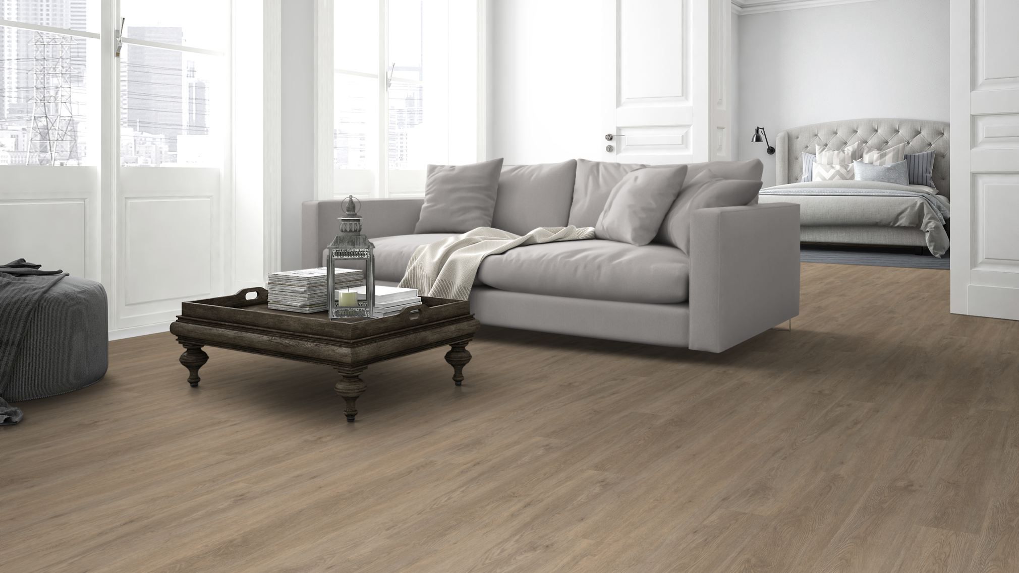 TRECOR® LVT Dryback Klebe Vinylboden Trend Oak Nature Landhausdiele - 2 mm starker Designboden