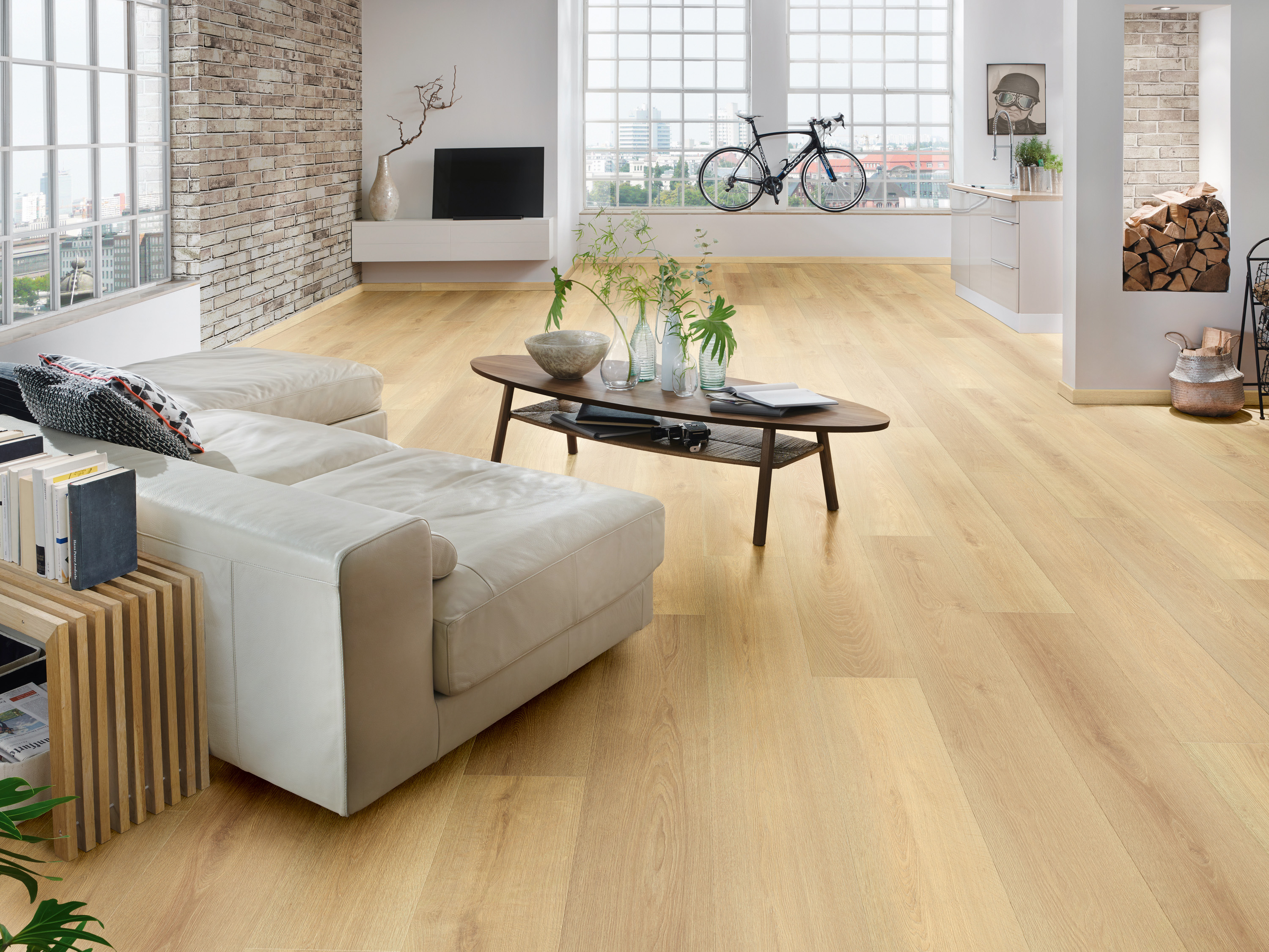 Klick Designboden wasserfest Farrow Montreux Oak K660 Organic Clever Silent Long 7 mm, integr. Trittschalldämmung