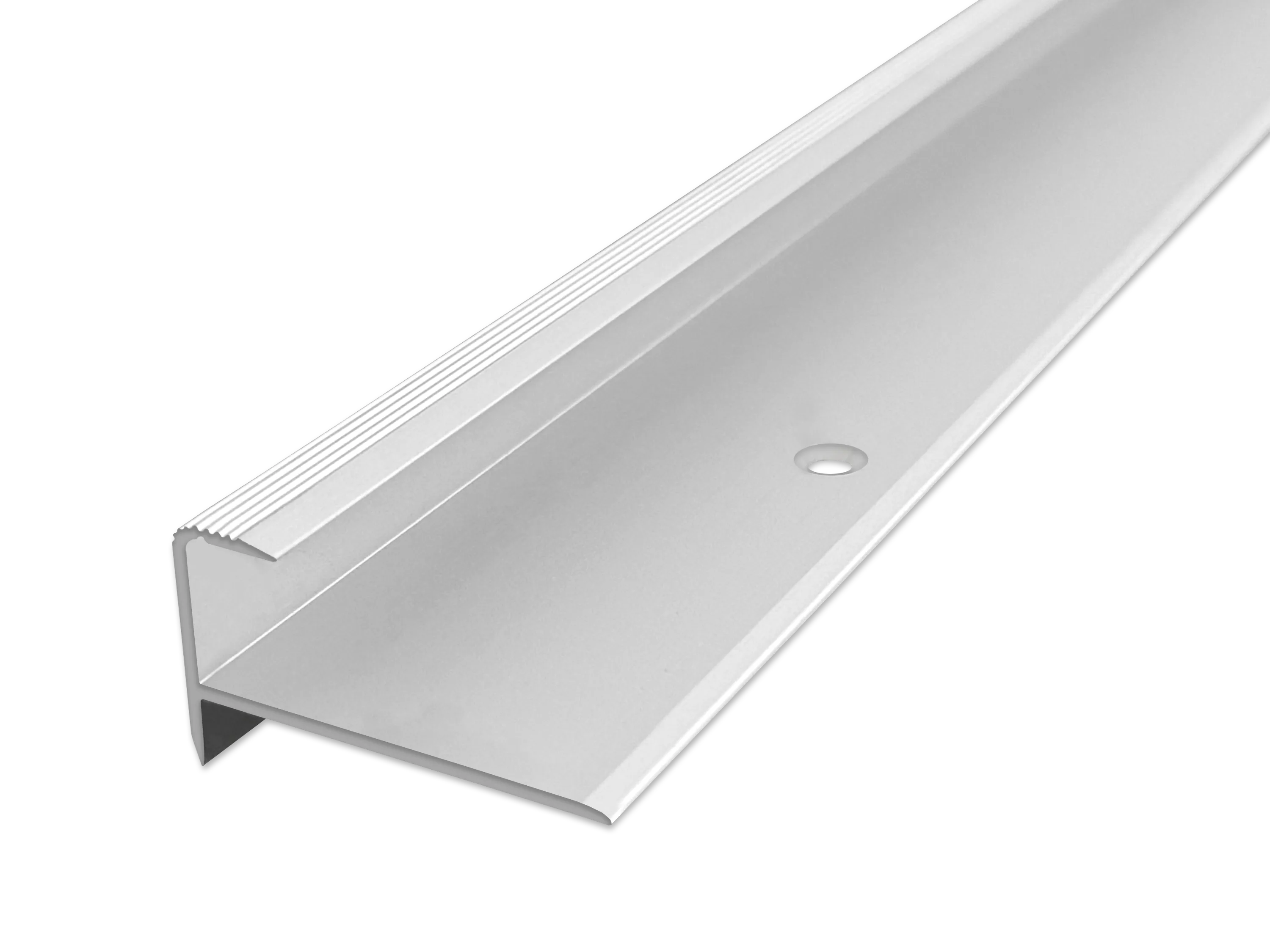 ufitec® Einschubprofil für Belagshöhen bis 10,3 mm mit 7 mm Nase Treppen-/Stufen Abschlussprofil