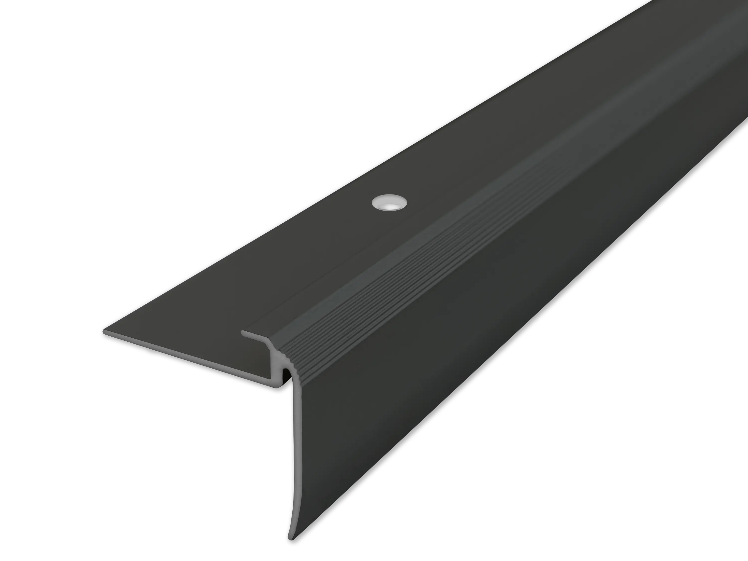 ufitec® Einschubprofil für Belagshöhen bis 5 mm | 24 mm Nase Treppen-/Stufen Abschlussprofil
