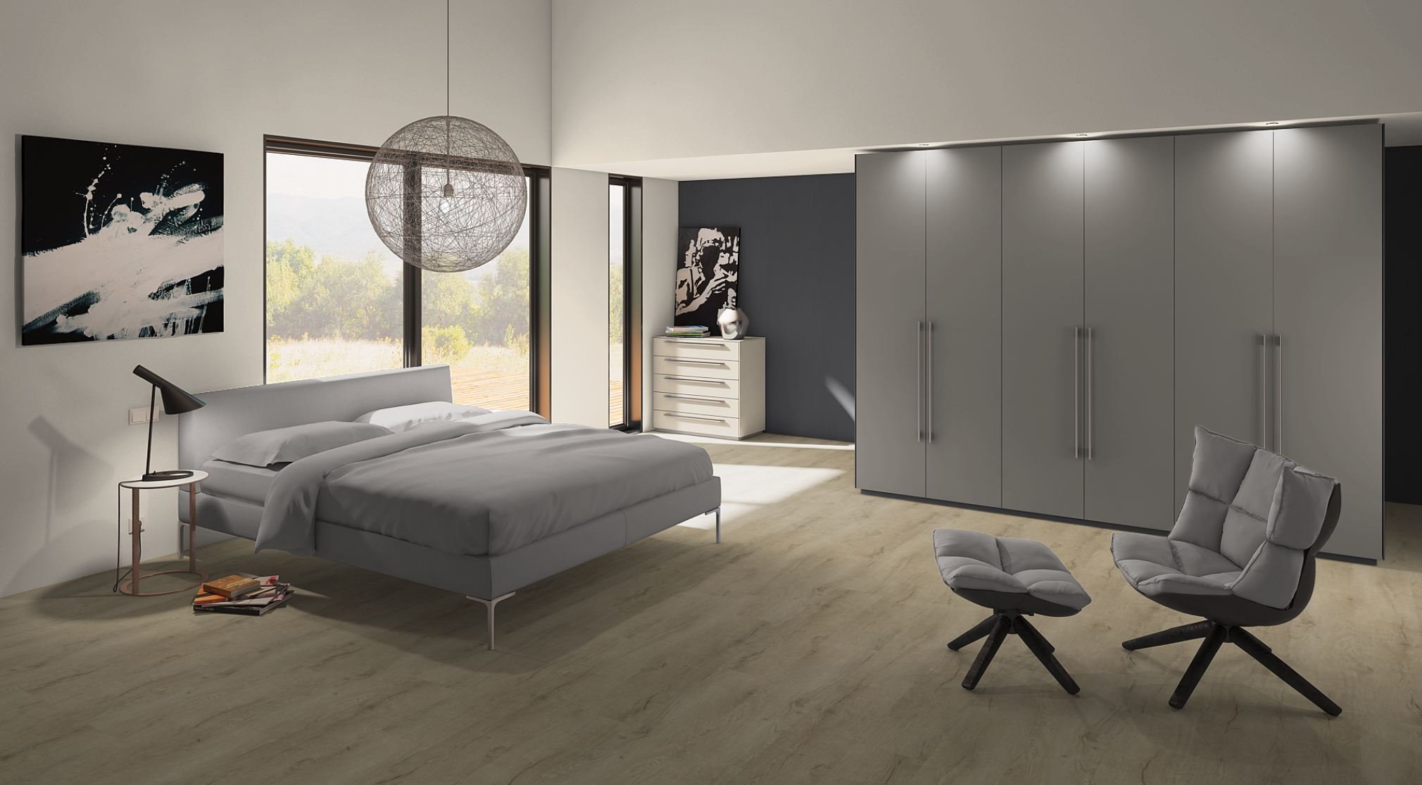 TRECOR® LVT Dryback Klebe Vinylboden Prestige Eiche Beige Landhausdiele - 2,5 mm starker Designboden