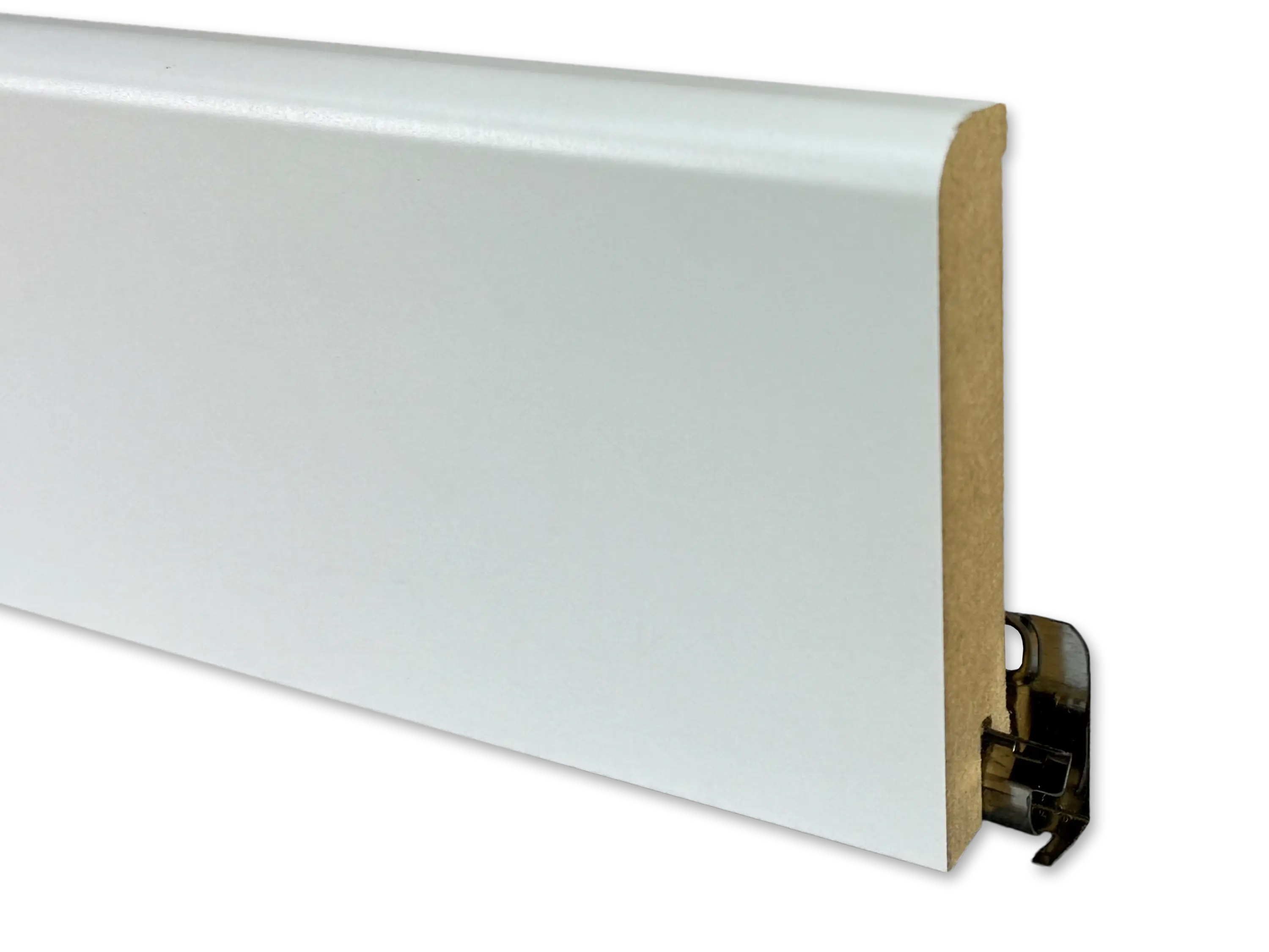 Trecor® Sockelleiste CLASSIC 100 mm Nürnberger Profil, MDF, weiß