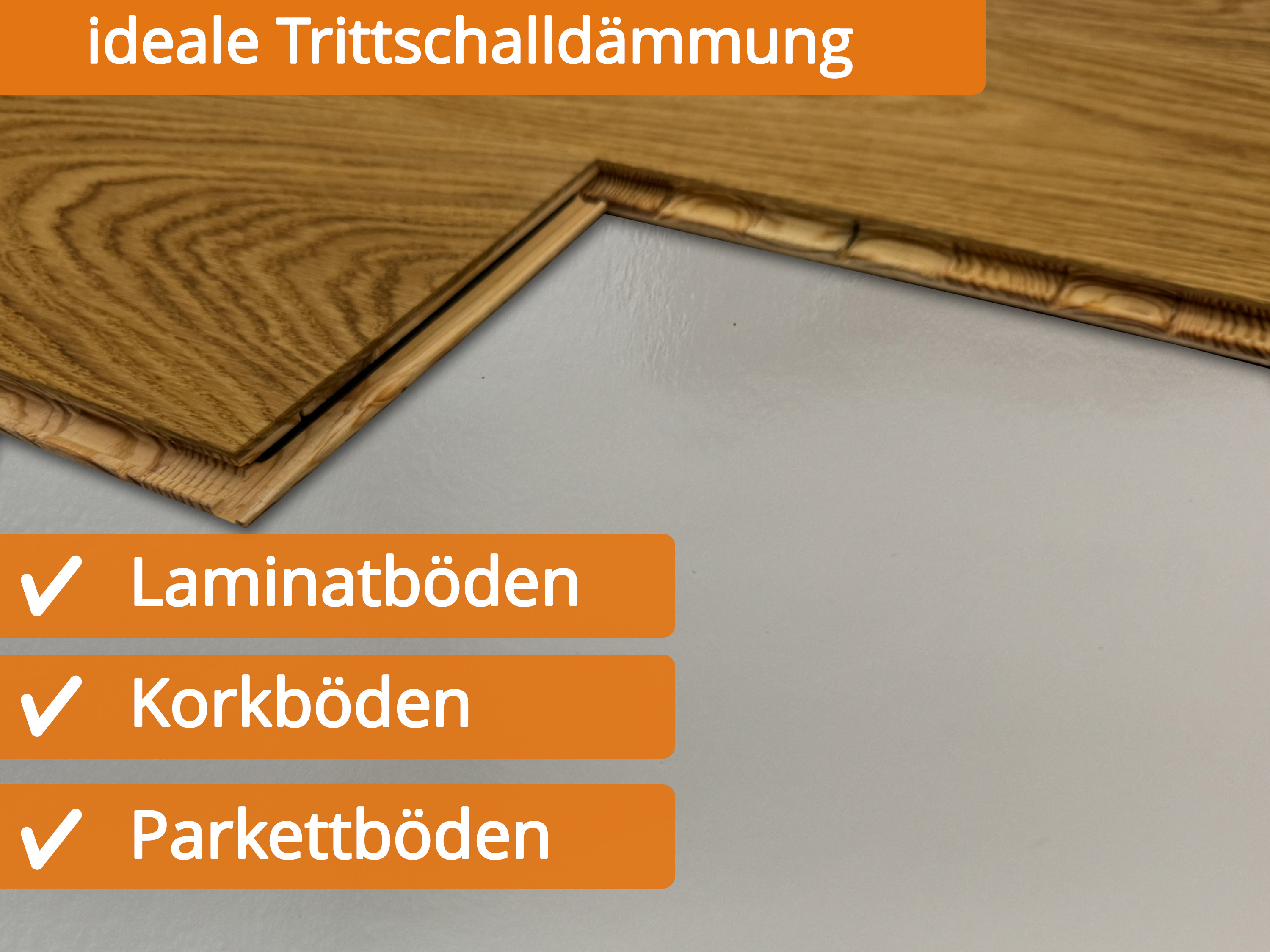 Trittschall Unterlage uficell® Silence Floor ALU Akustik mit Mineralsandfüllung B-Ware