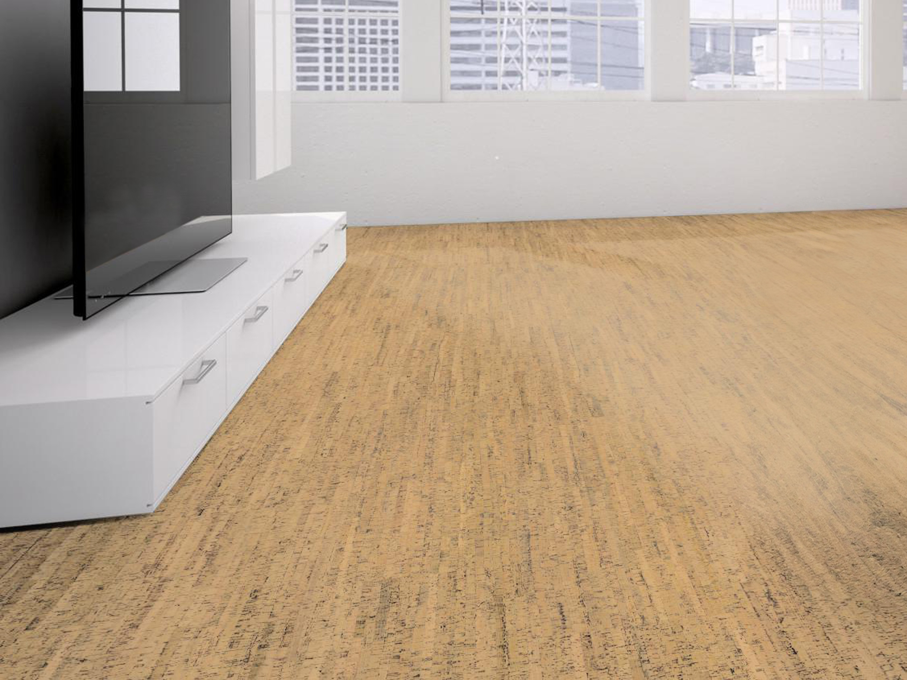 TRECOR® Klick Korkboden Mazara - 10 mm Stark - Farbe: Zitronengelb