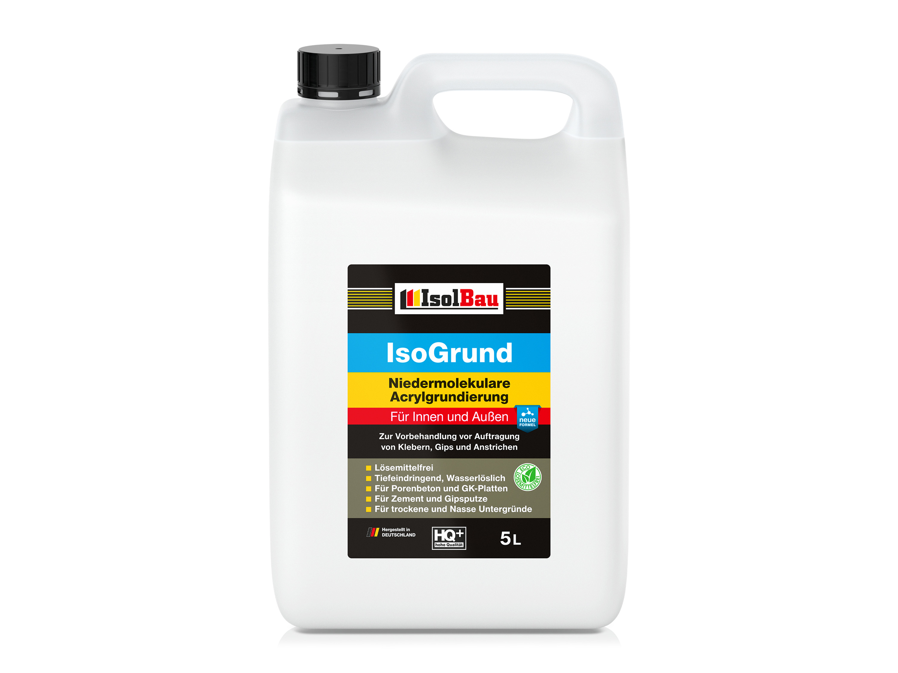 Tiefengrund, Isogrund 5 Liter Grundierung, Acrylgrundierung - PREMIUM QUALITAT -