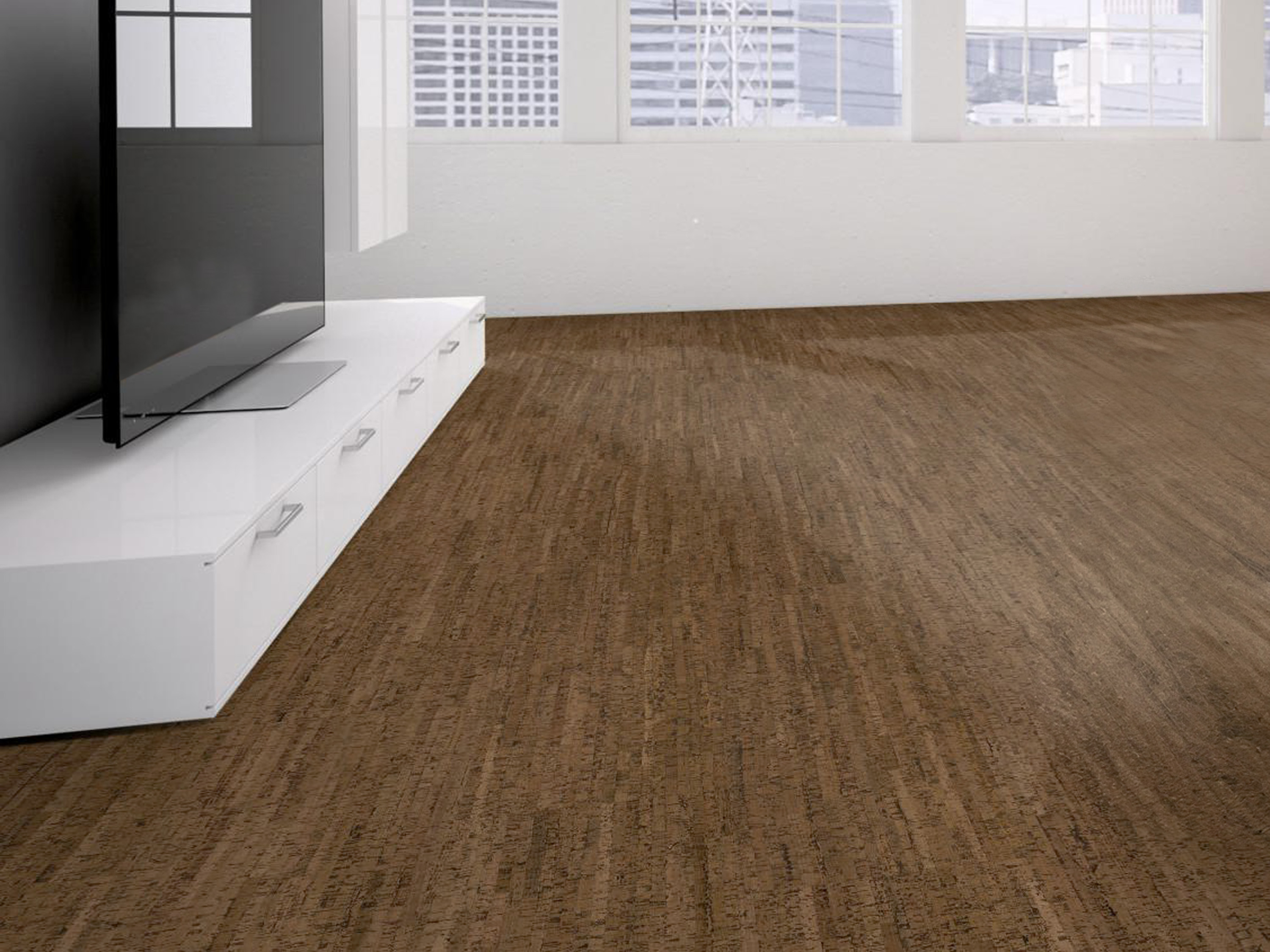 TRECOR® Klick Korkboden Mazara - 10 mm Stark - Farbe: Hellgrau