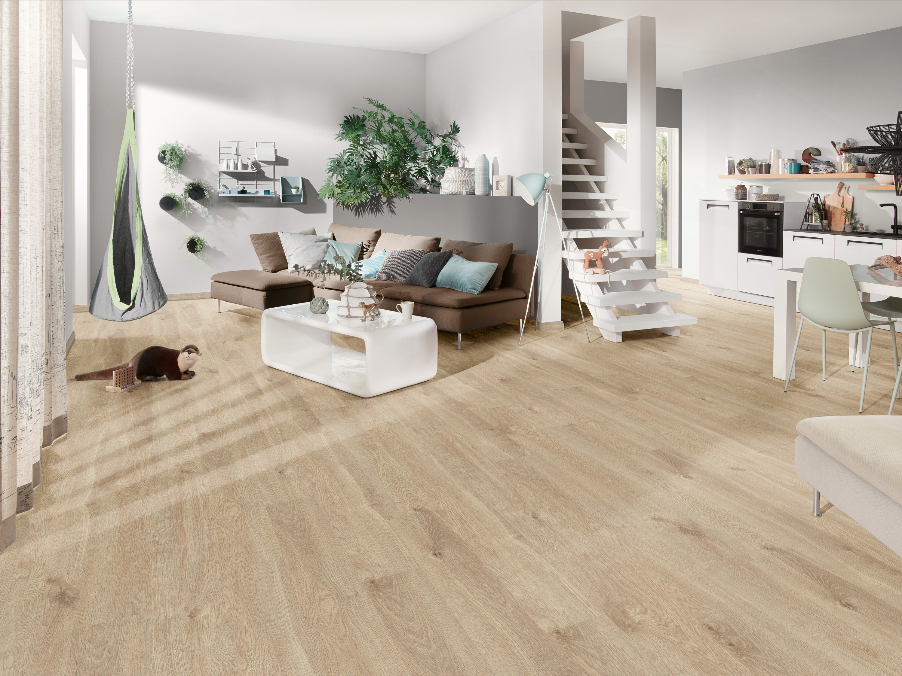 Klick-Designboden Eurus Oak K406 Organic Classic 8 mm, mit O.R.C.A Technologie