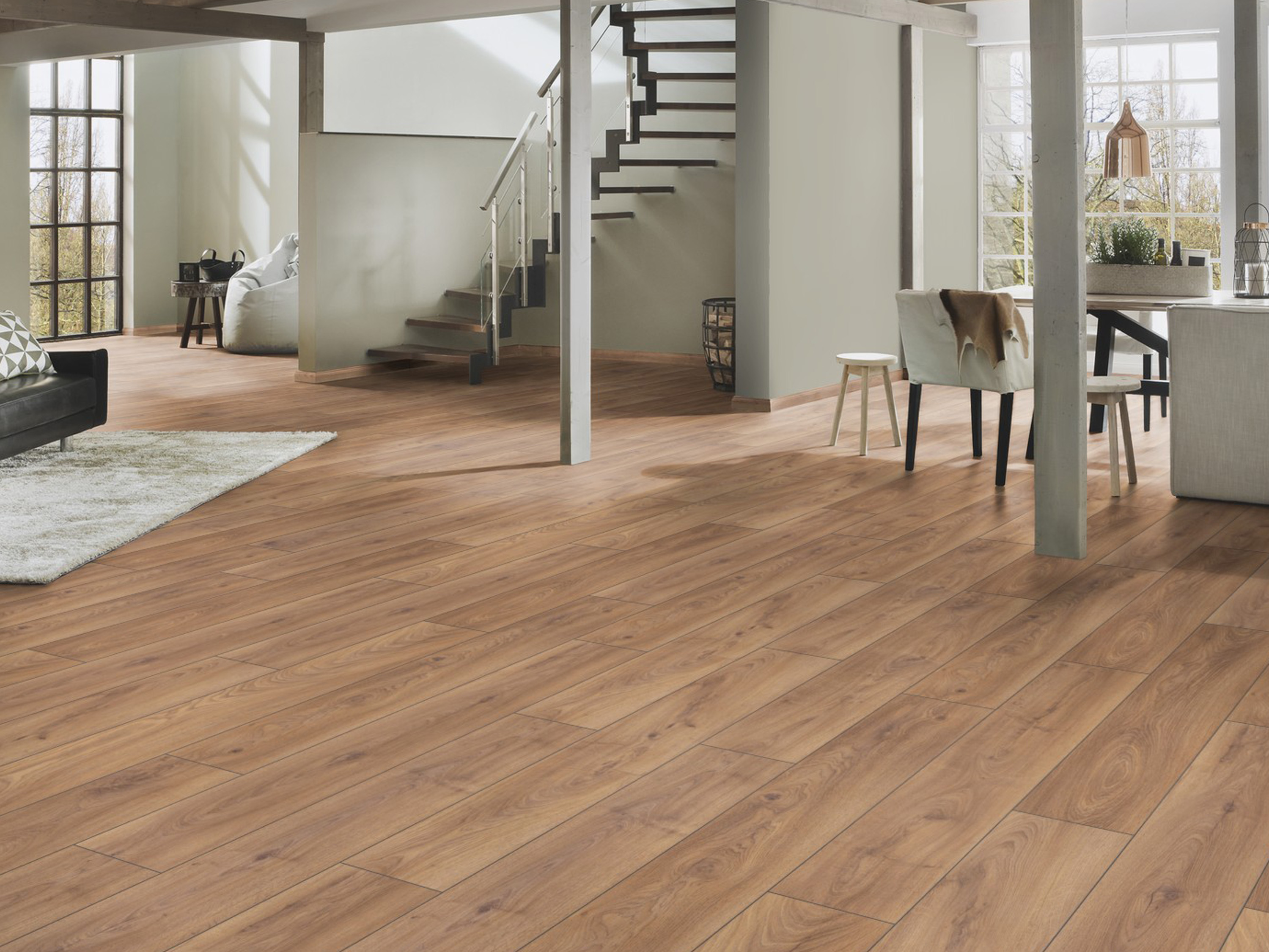 Laminatboden Firebrand Oak K450 (HO) Super Natural Classic by Krono Original, Stärke: 8 mm