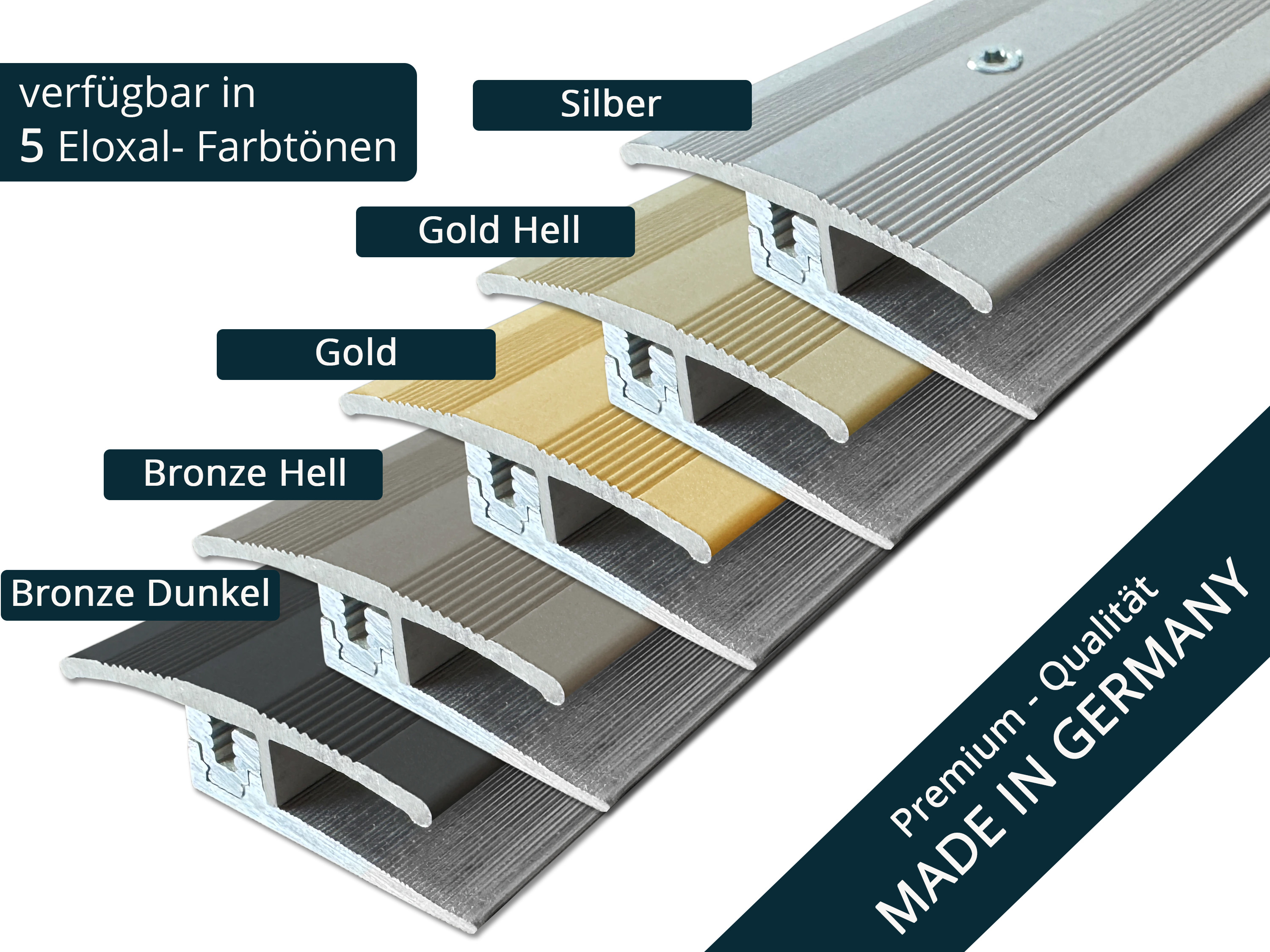 ufitec® TPL smart FLEX Übergangsprofil / Höhenanpassung für Belagshöhen von 5-9 mm