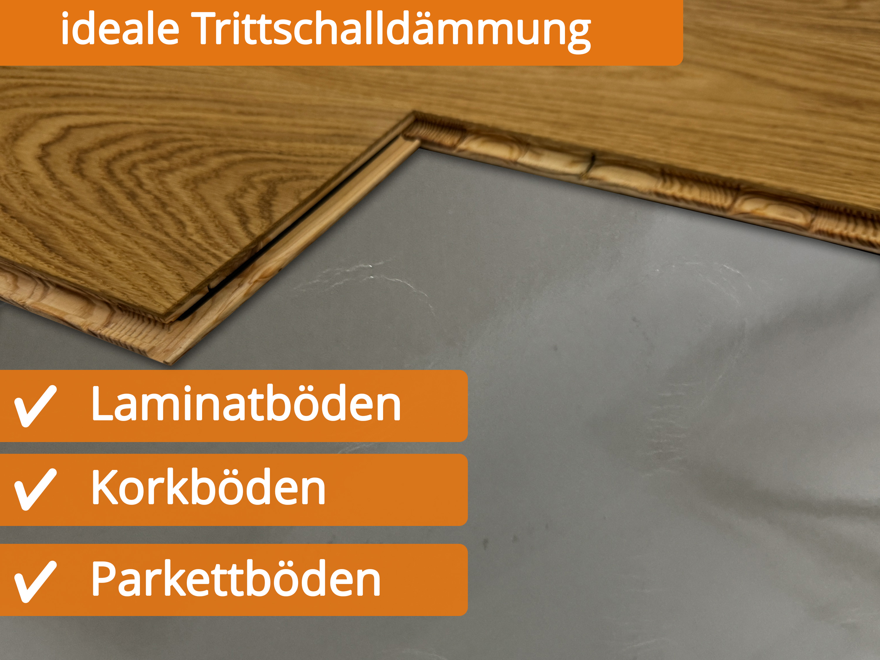 uficell® Silence Floor Akustik Trittschalldämmung mit Mineralsandfüllung B-Ware