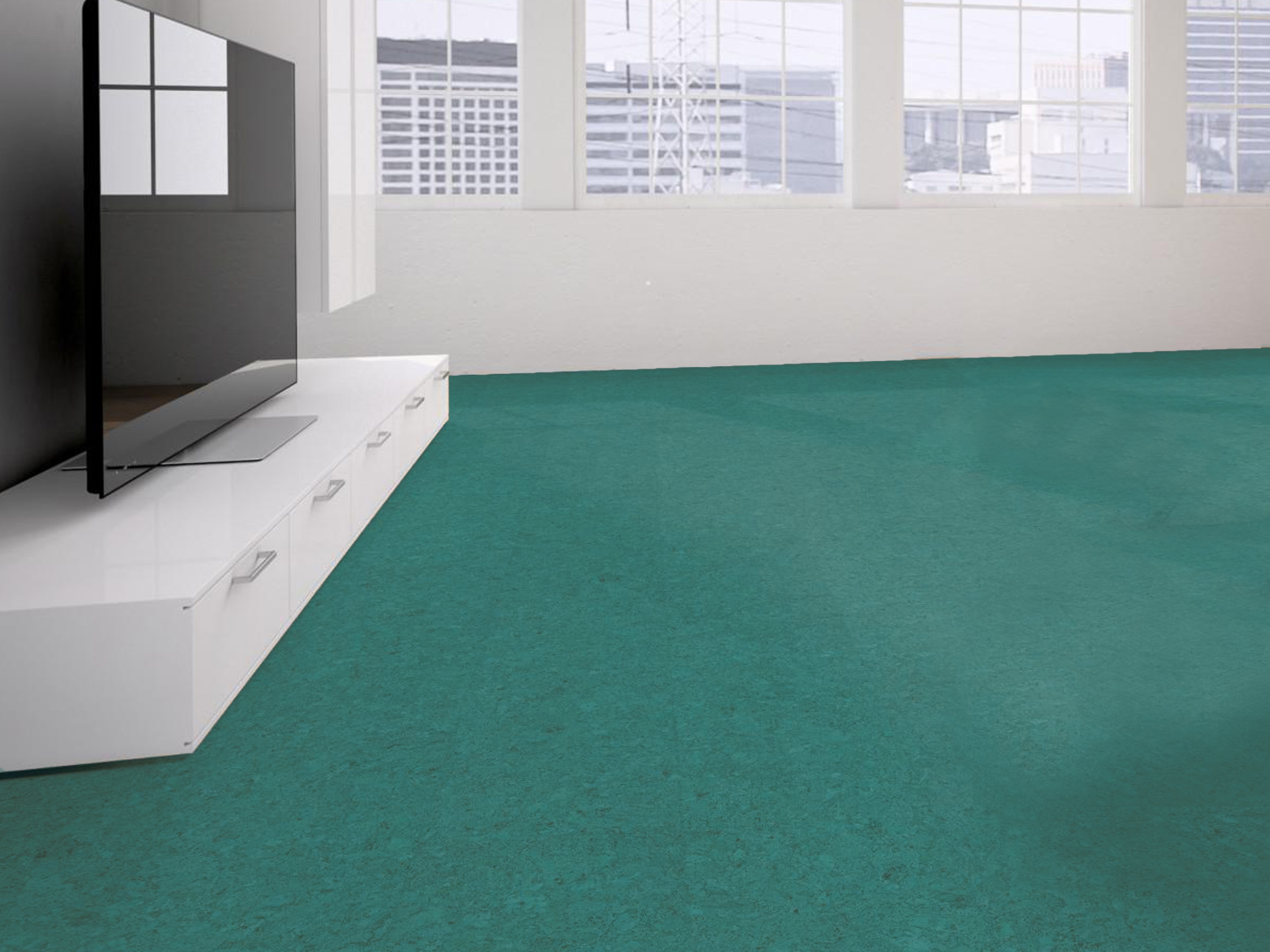 TRECOR® Klick Korkboden Evora - 10 mm Stark - Farbe: Minttürkis