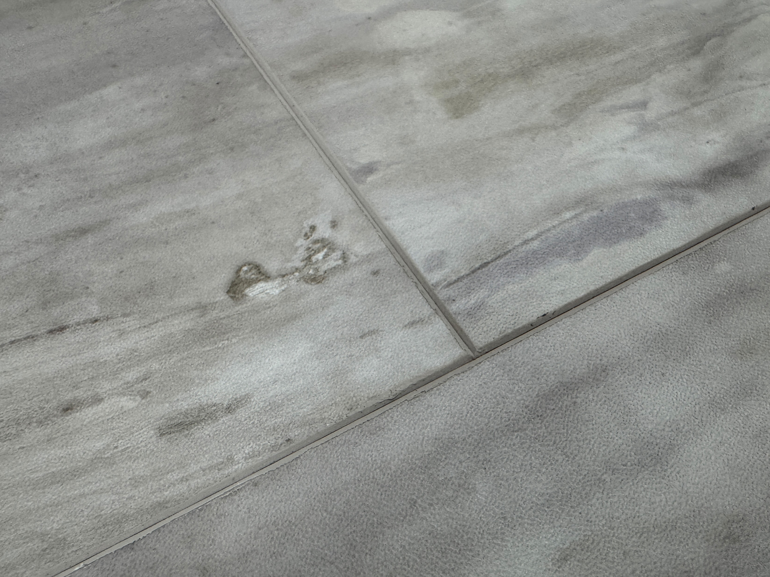Klick Vinylboden Alpin Slate Fliesendekor SPC Klickvinyl 5 mm stark mit Trittschalldämmung - farbige V4 Fuge