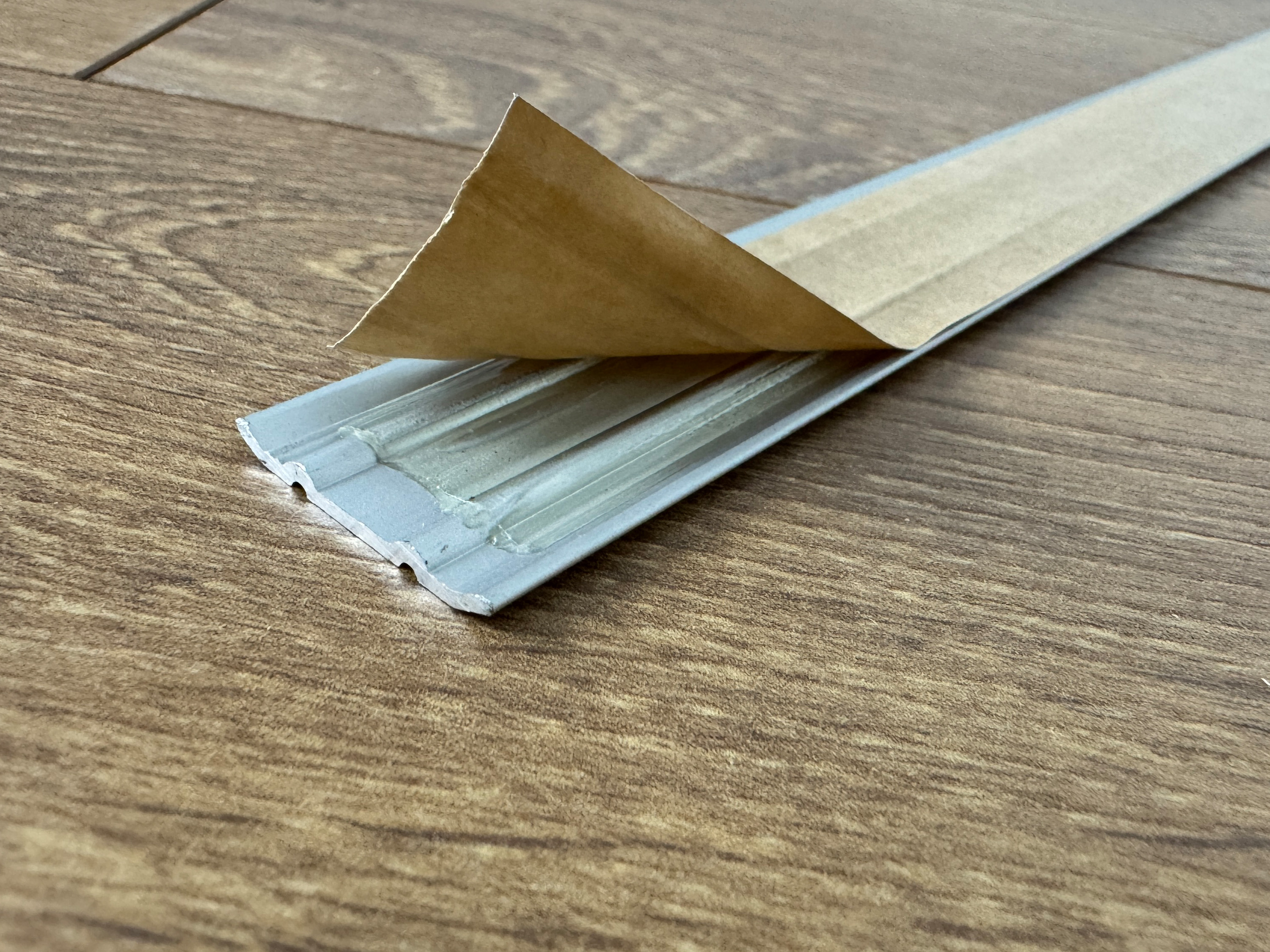 Übergangsprofil selbstklebend 24 mm - Silber 270 cm
