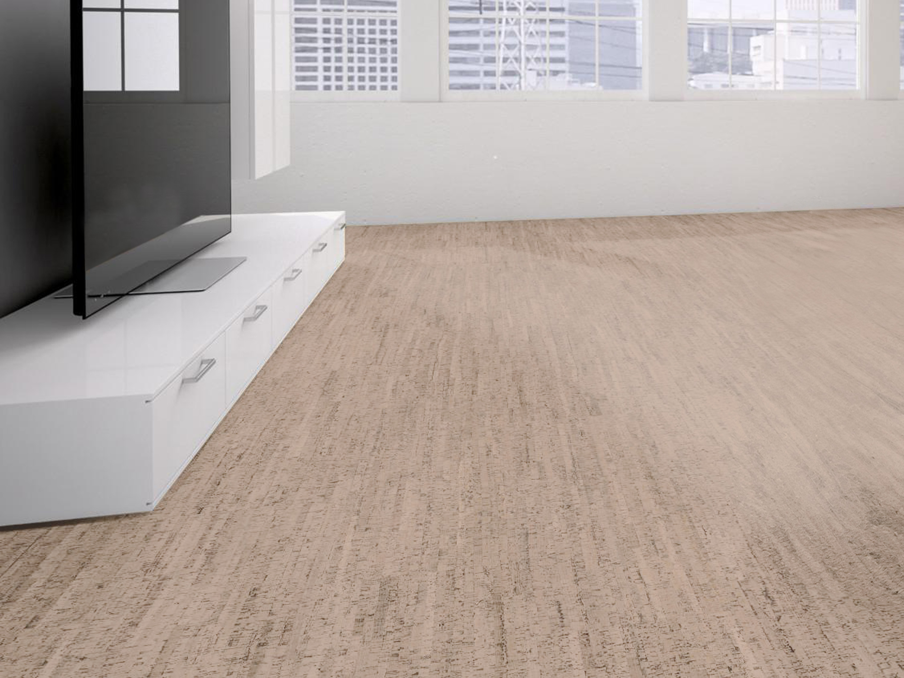 TRECOR® Klick Korkboden Mazara - 10 mm Stark - Farbe: Creme