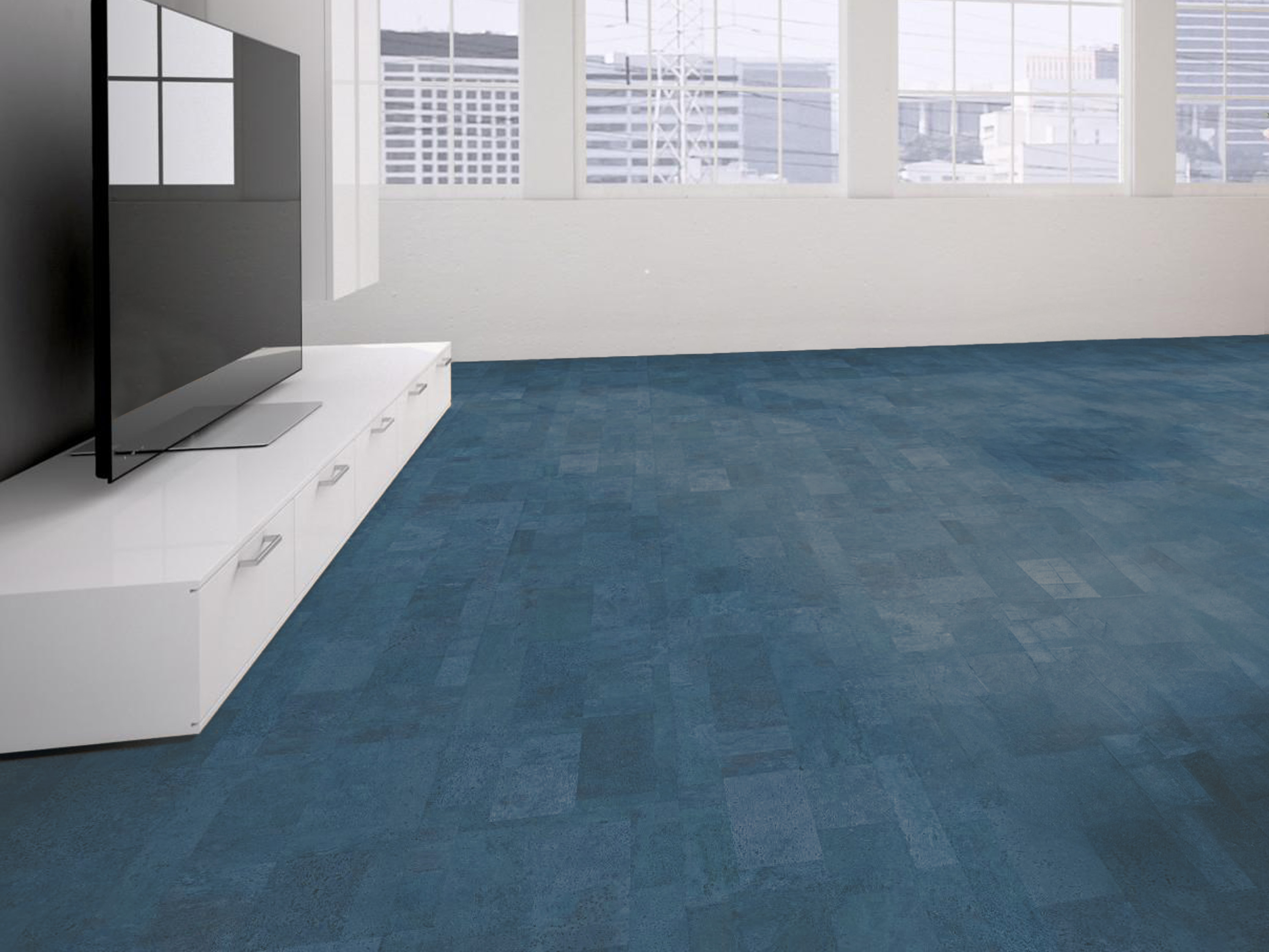 TRECOR® Klick Korkboden Merida - 10 mm Stark - Farbe: Violettblau
